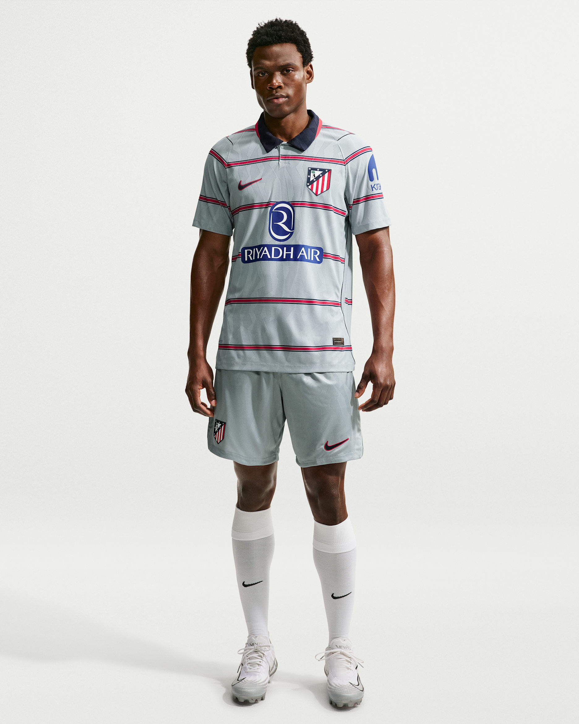 Atlético Madrid 2026/27 Stadium Third Men's Nike Dri-FIT Football Replica Shorts - Light Pumice/Obsidian/Salsa Red/Obsidian