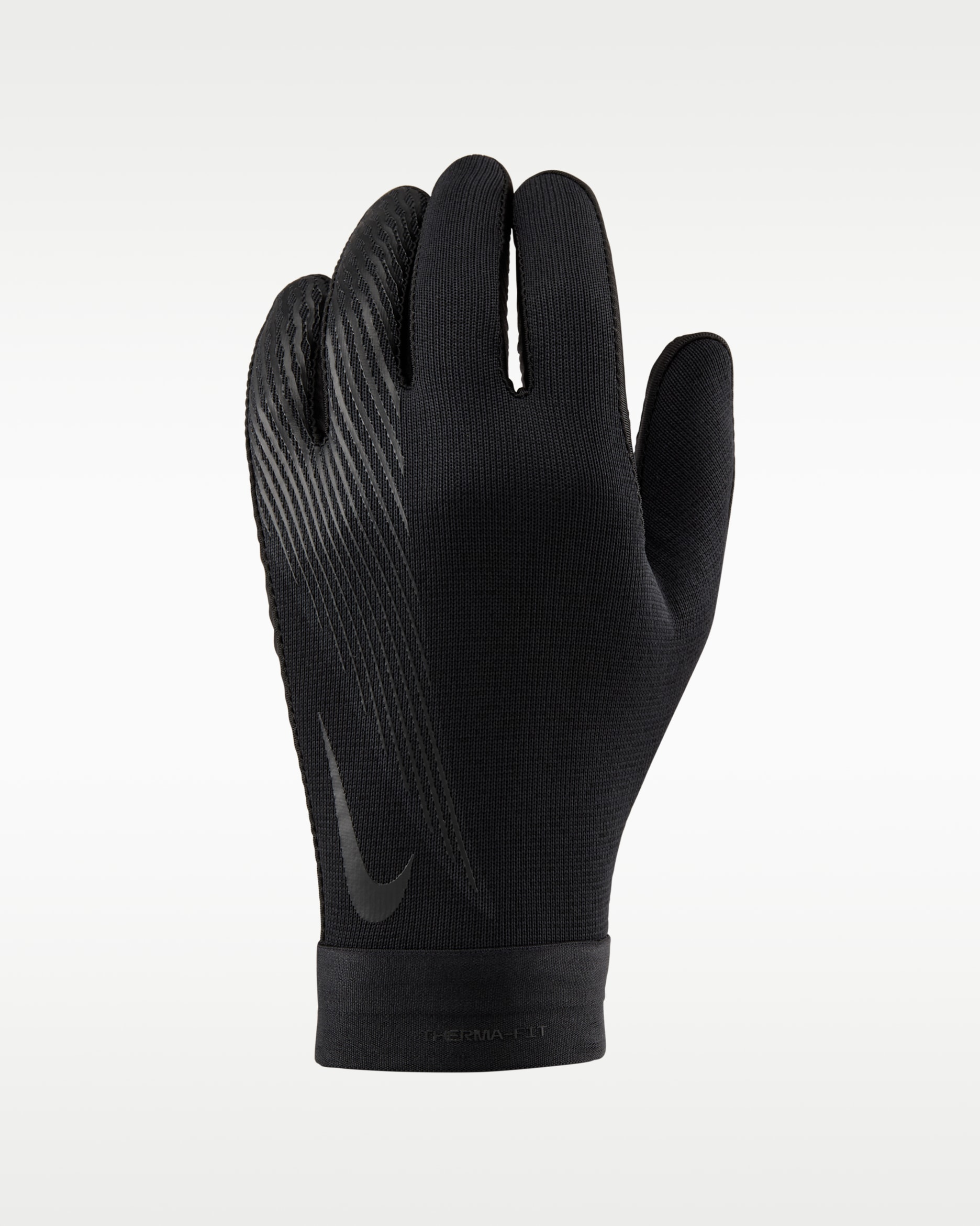 Nike Academy Therma-FIT Football Gloves - Black/Black/Black