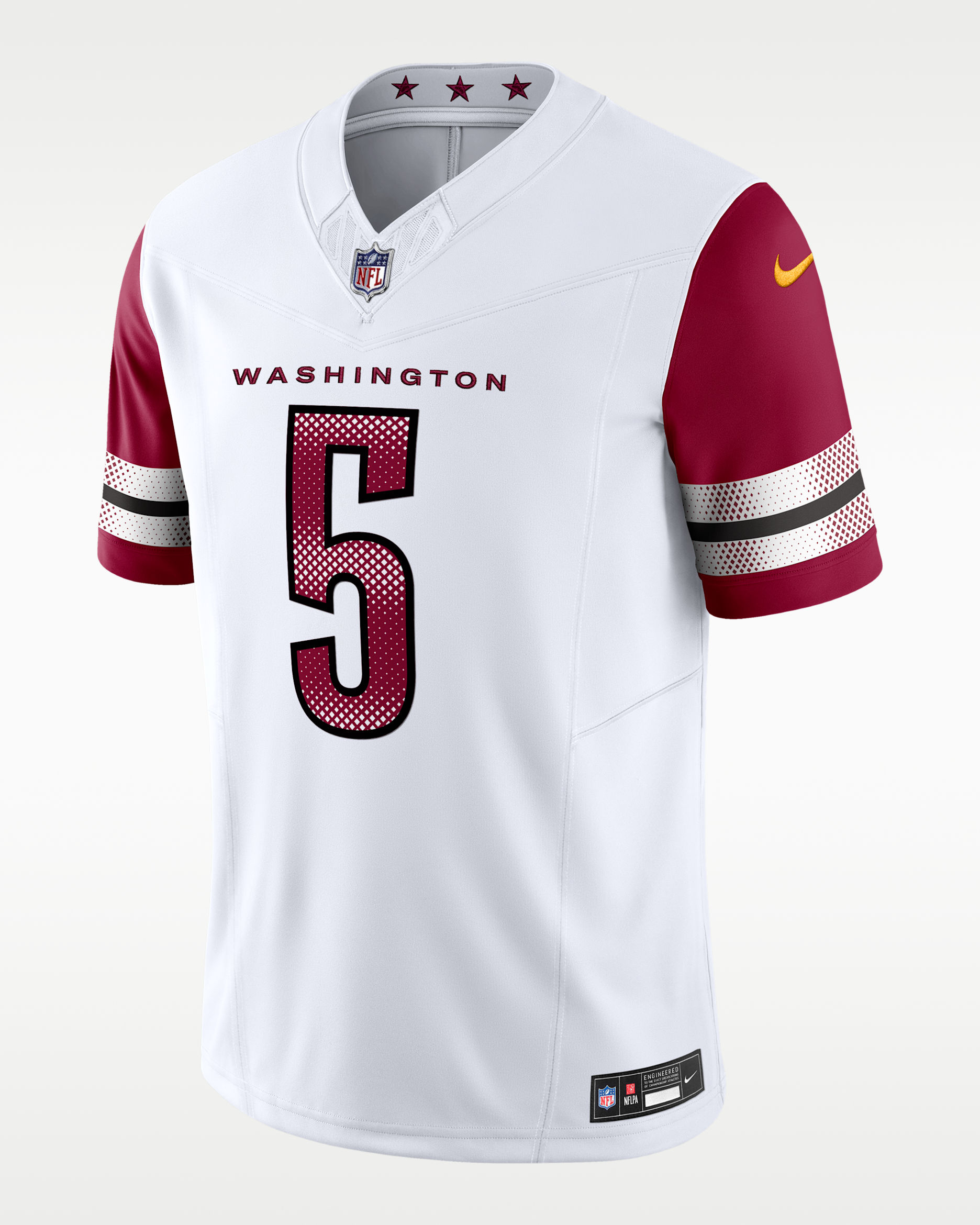 Jayden Daniels Washington Commanders Men's Nike Dri-FIT NFL Limited Jersey - White