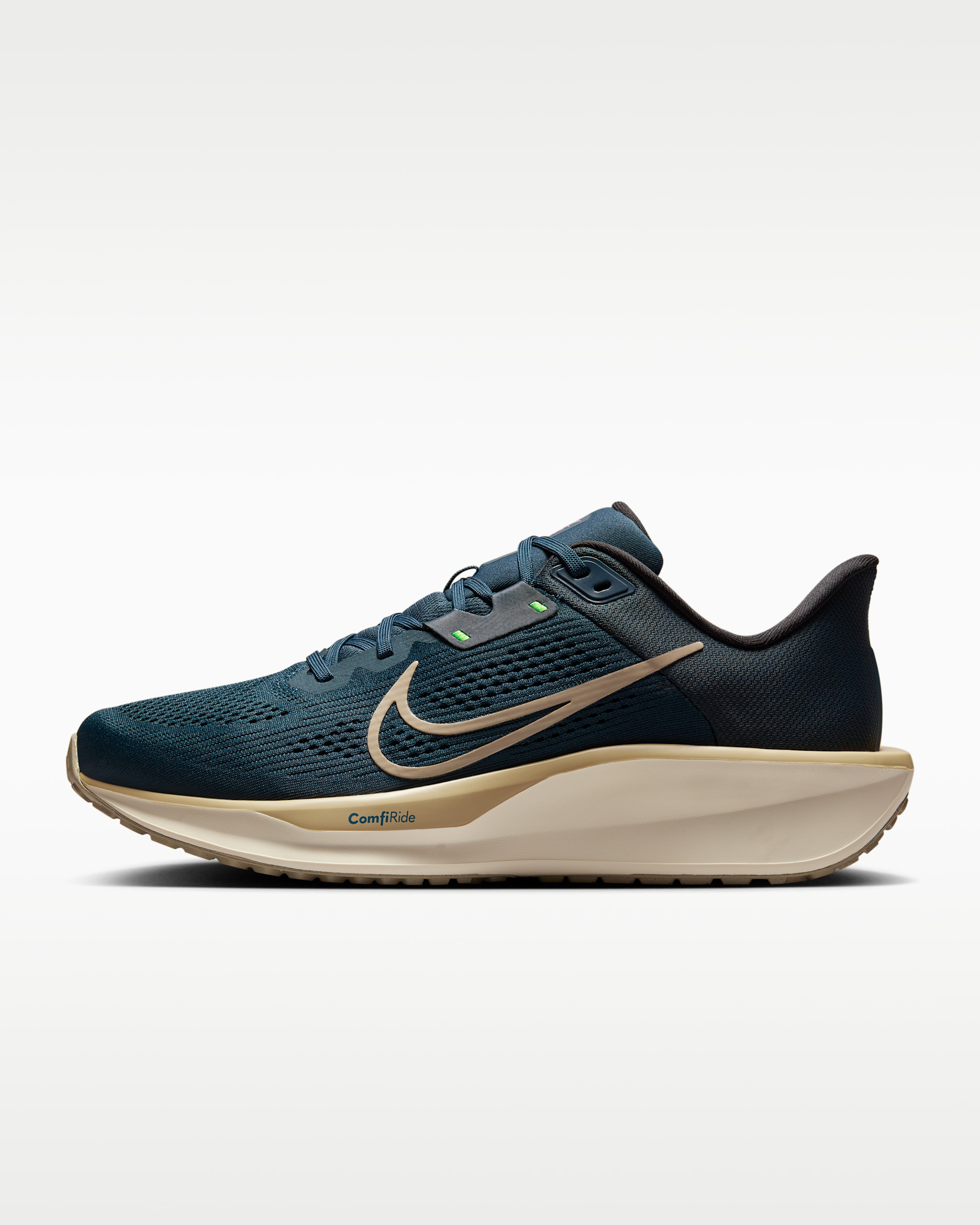 Nike Quest 6 Men's Road Running Shoes - Armoury Navy/Green Strike/Black/Desert Khaki