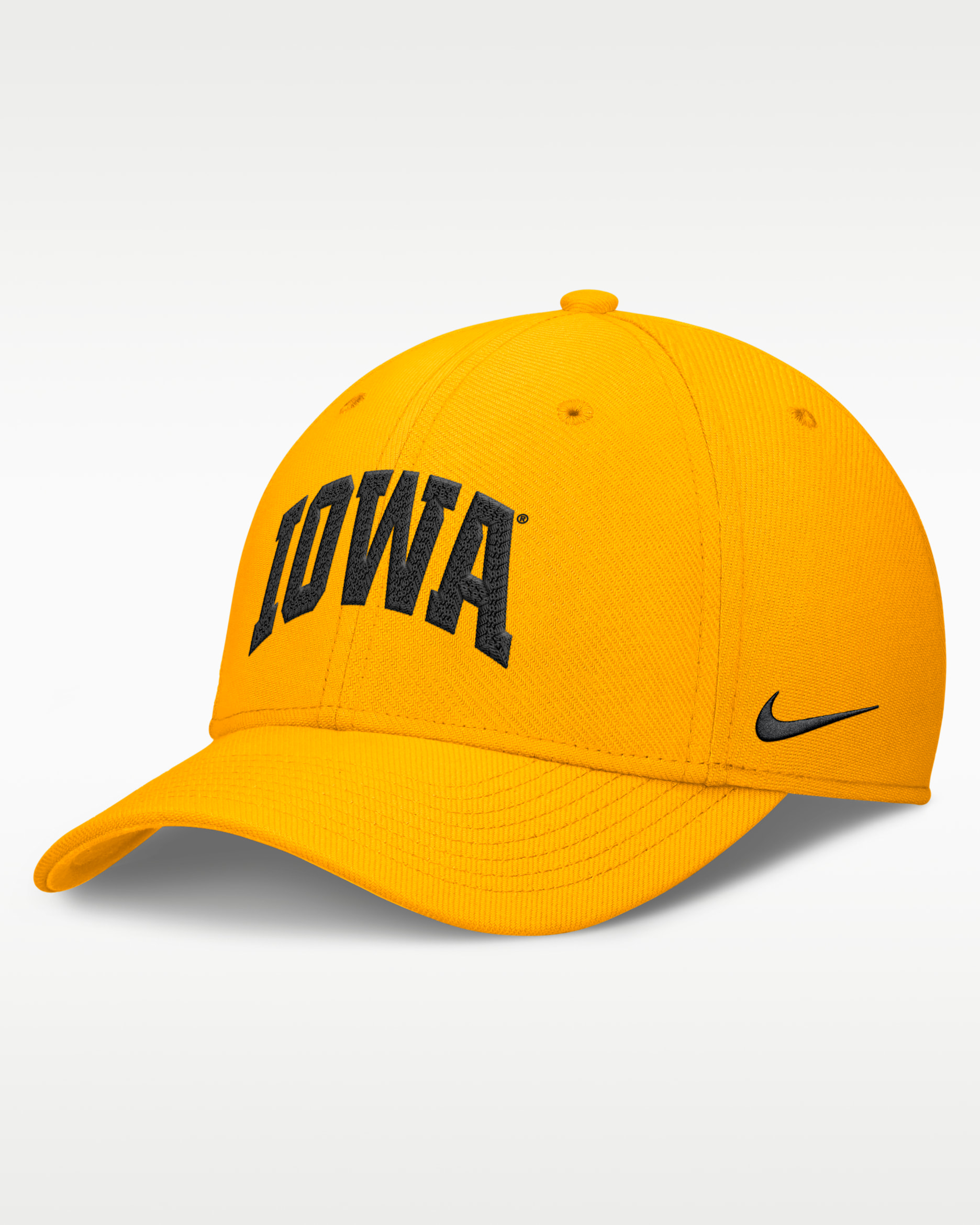 Iowa Classic Swooshflex Men's Nike Dri-FIT College Hat - Gold