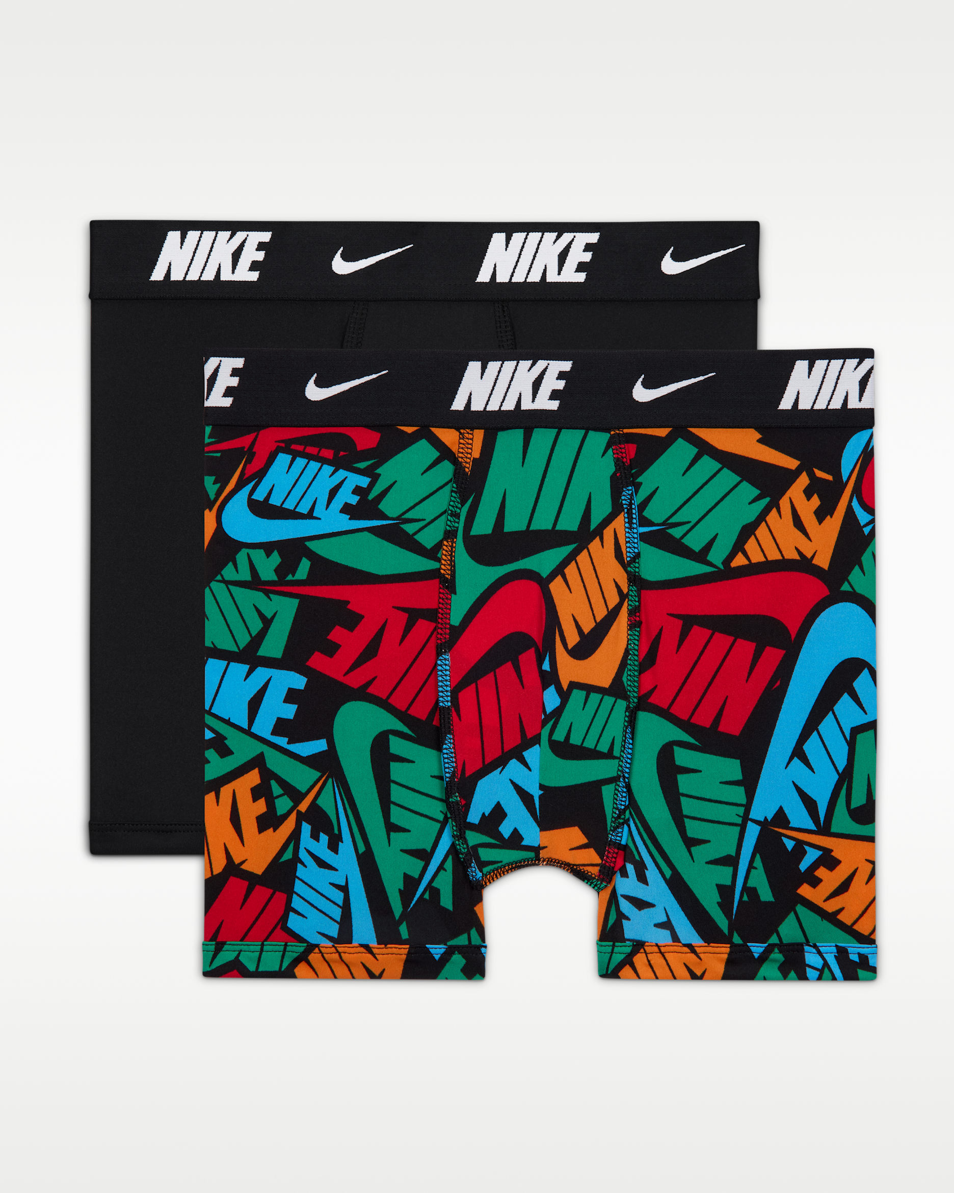 Nike Big Kids' Dri-FIT Printed Boxer Briefs (2-Pack) - University Blue