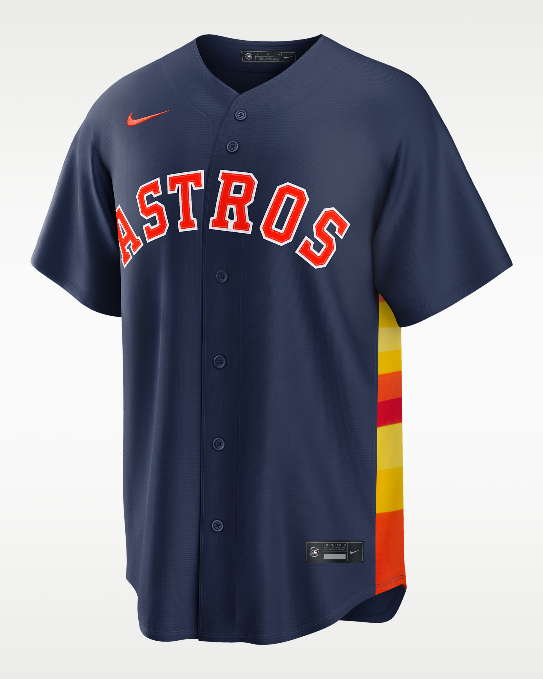 Jose Altuve Houston Astros Men's Nike MLB Replica Jersey - Navy