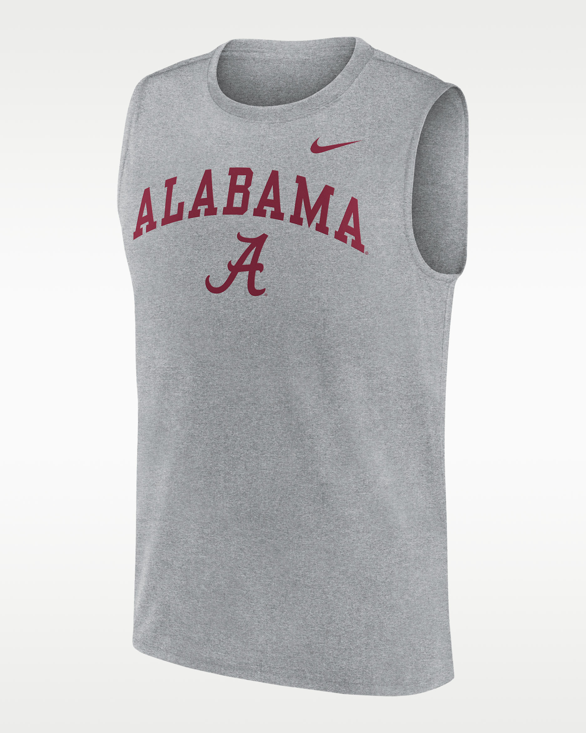 Alabama Primetime Arch Legend Men's Nike Dri-FIT College Muscle Tank Top - Grey