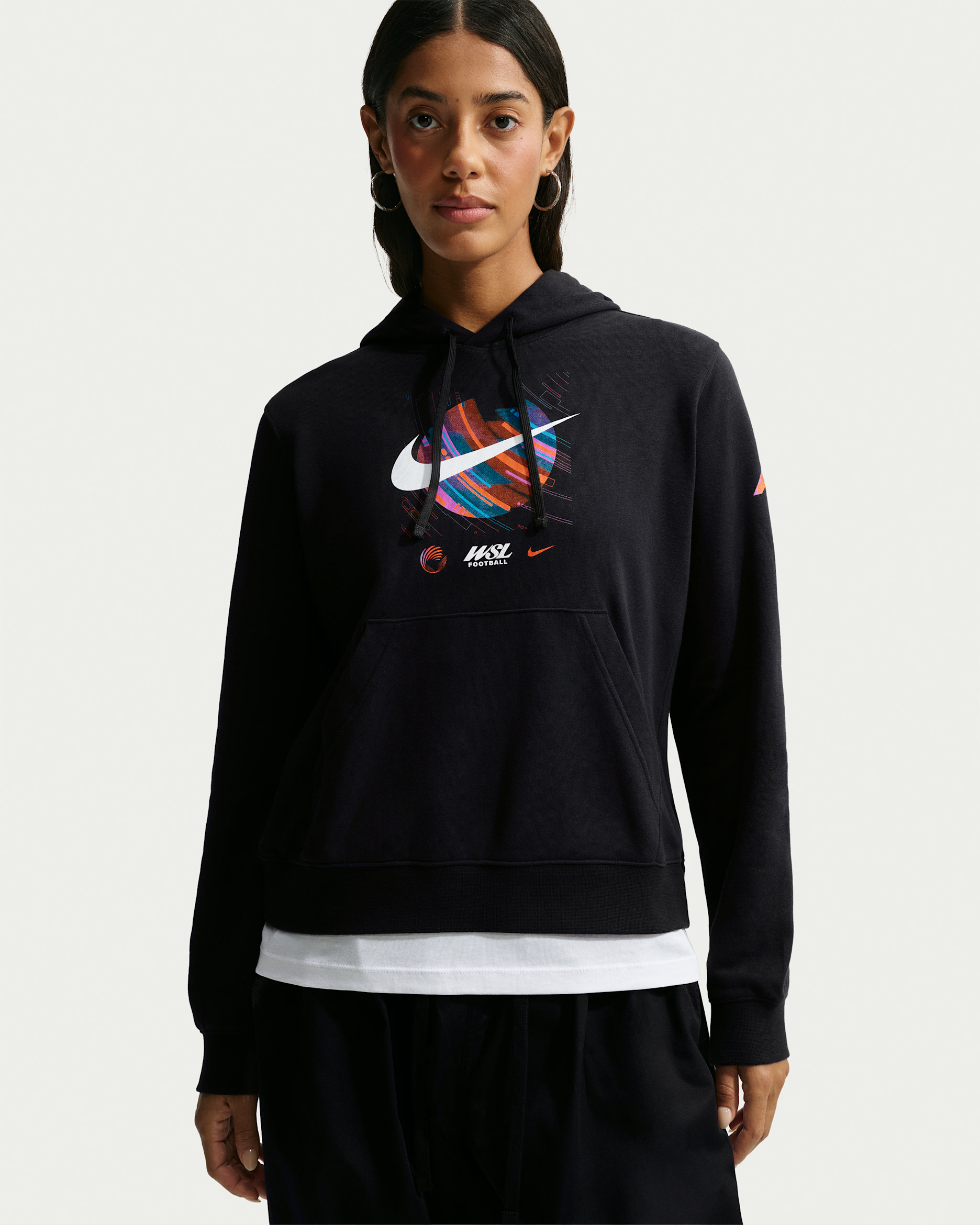 WSL Women's Nike Pullover Hoodie Women's Nike Pullover Hoodie - Black