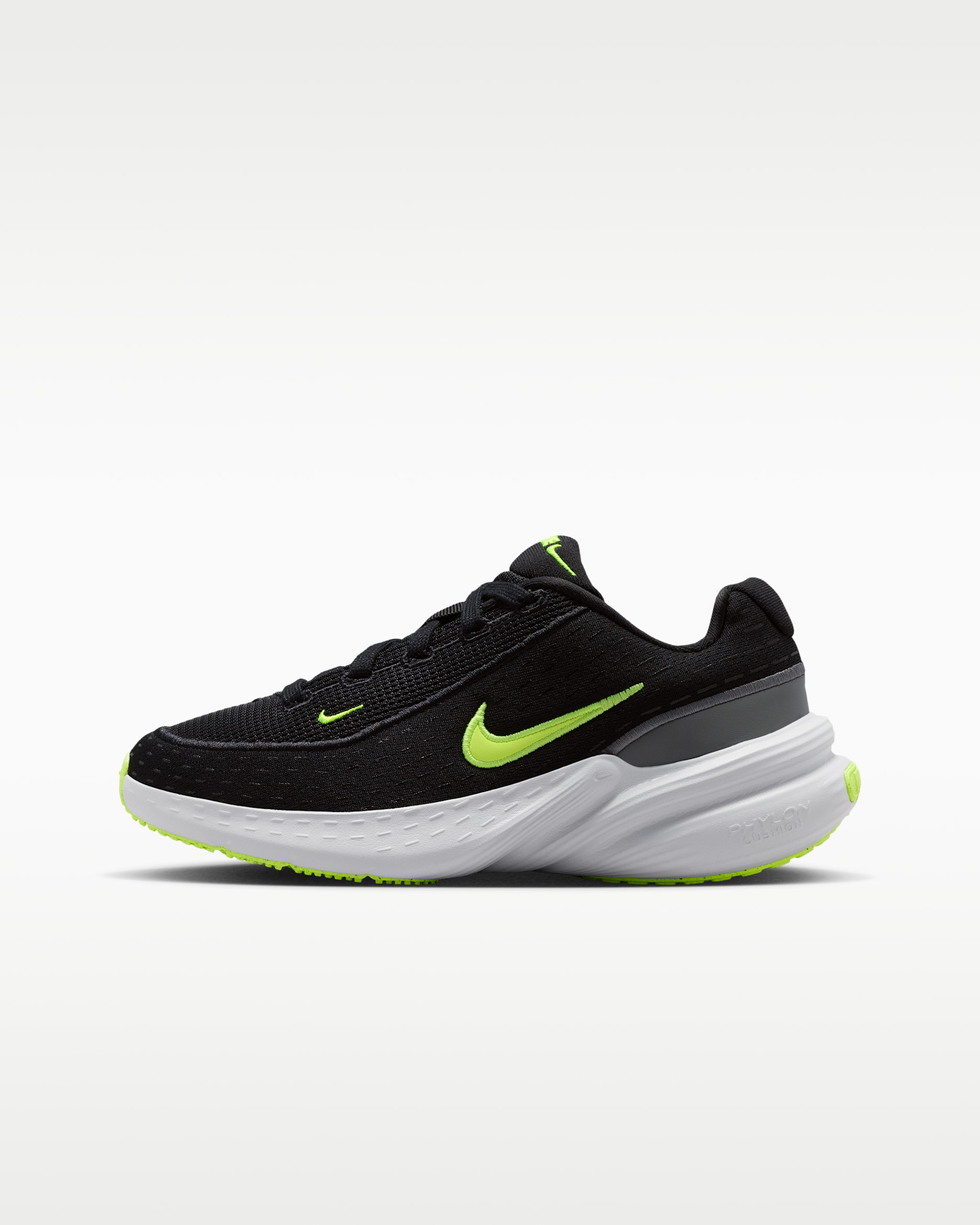 Nike Uplift SC Big Kids' Shoes - Black/Pure Platinum/Smoke Grey/Volt Glow