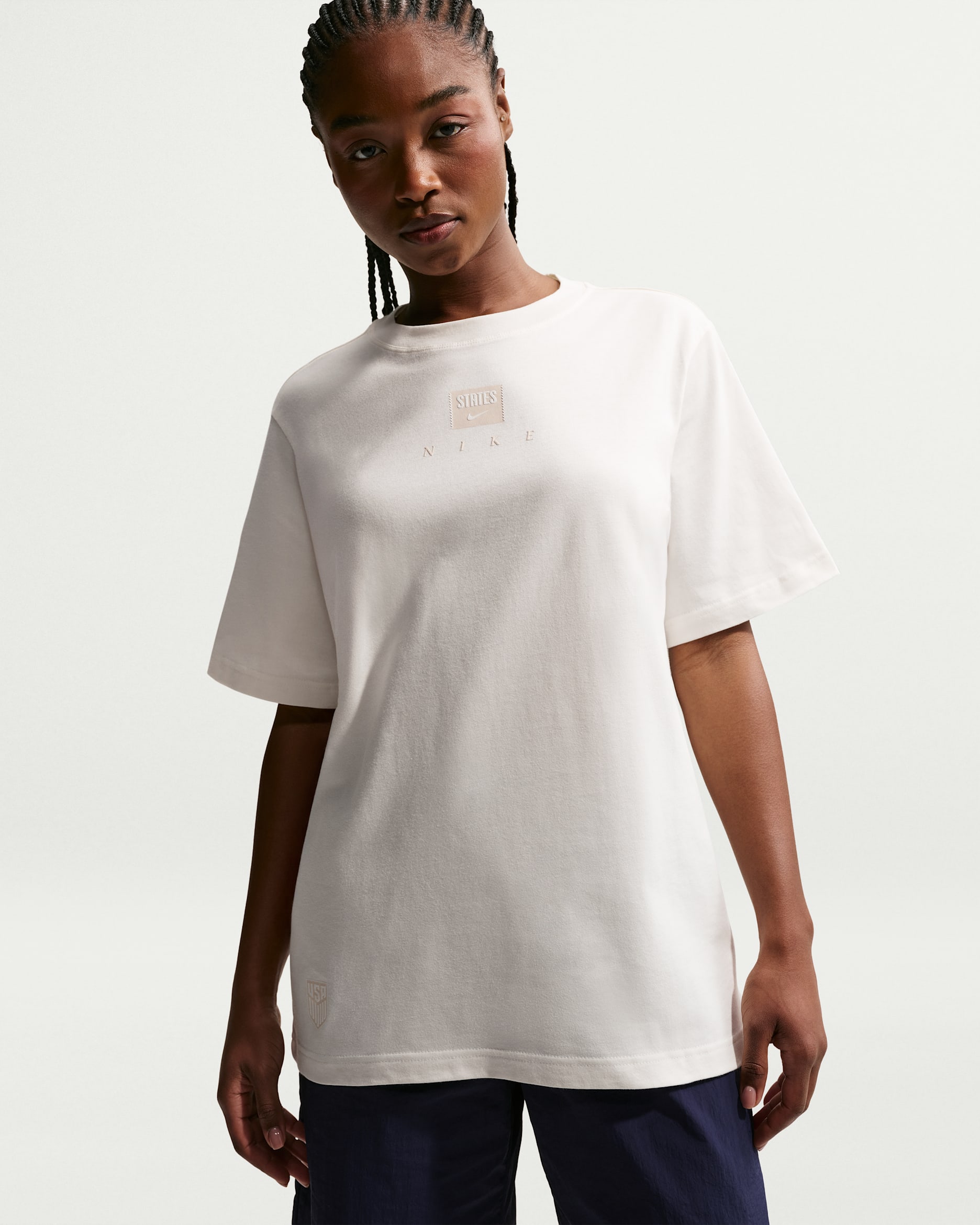 USMNT Women's Nike Soccer T-Shirt - Sail