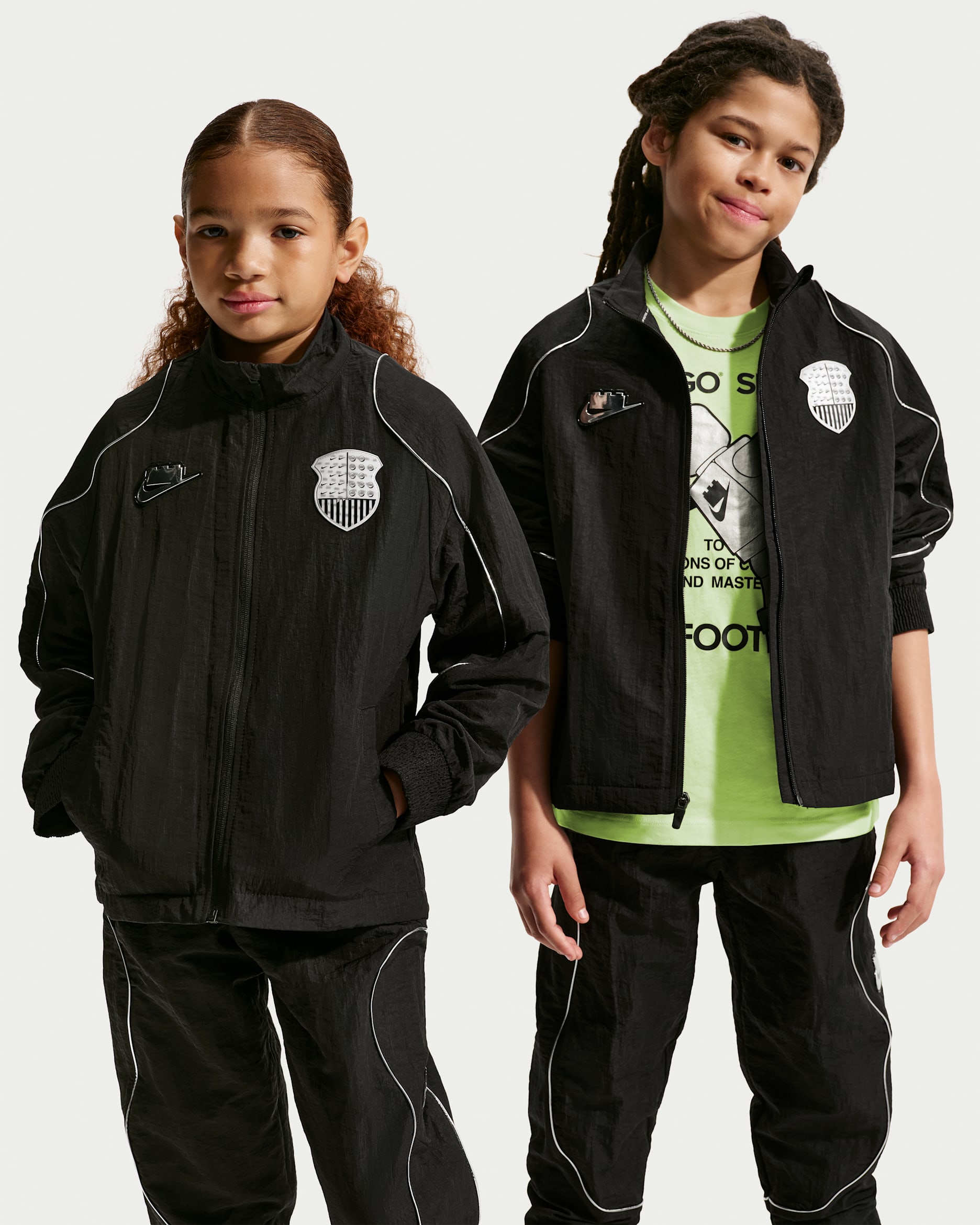 Nike x LEGO® Collection Older Kids' Jacket - Black/Black/Black
