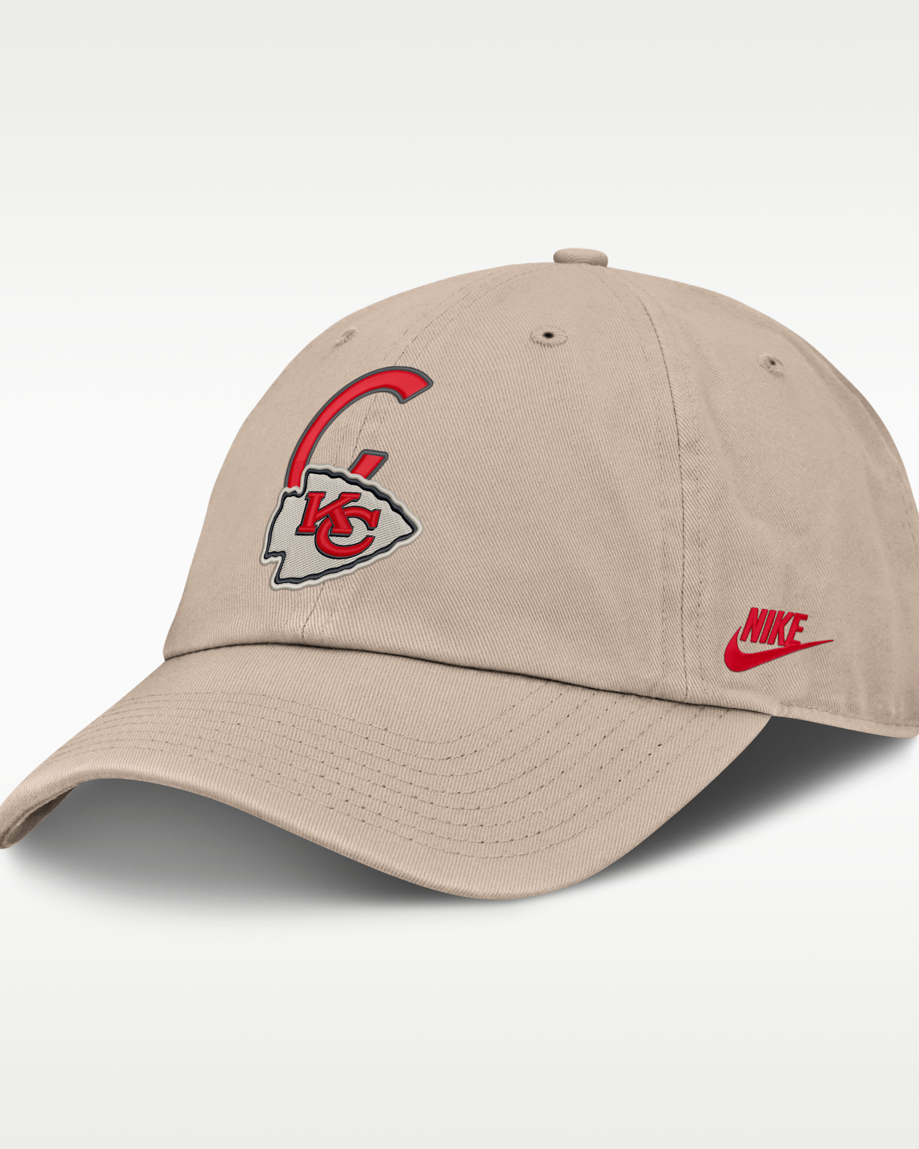Kansas City Chiefs Rewind Club Men's Nike NFL Adjustable Hat - Sand