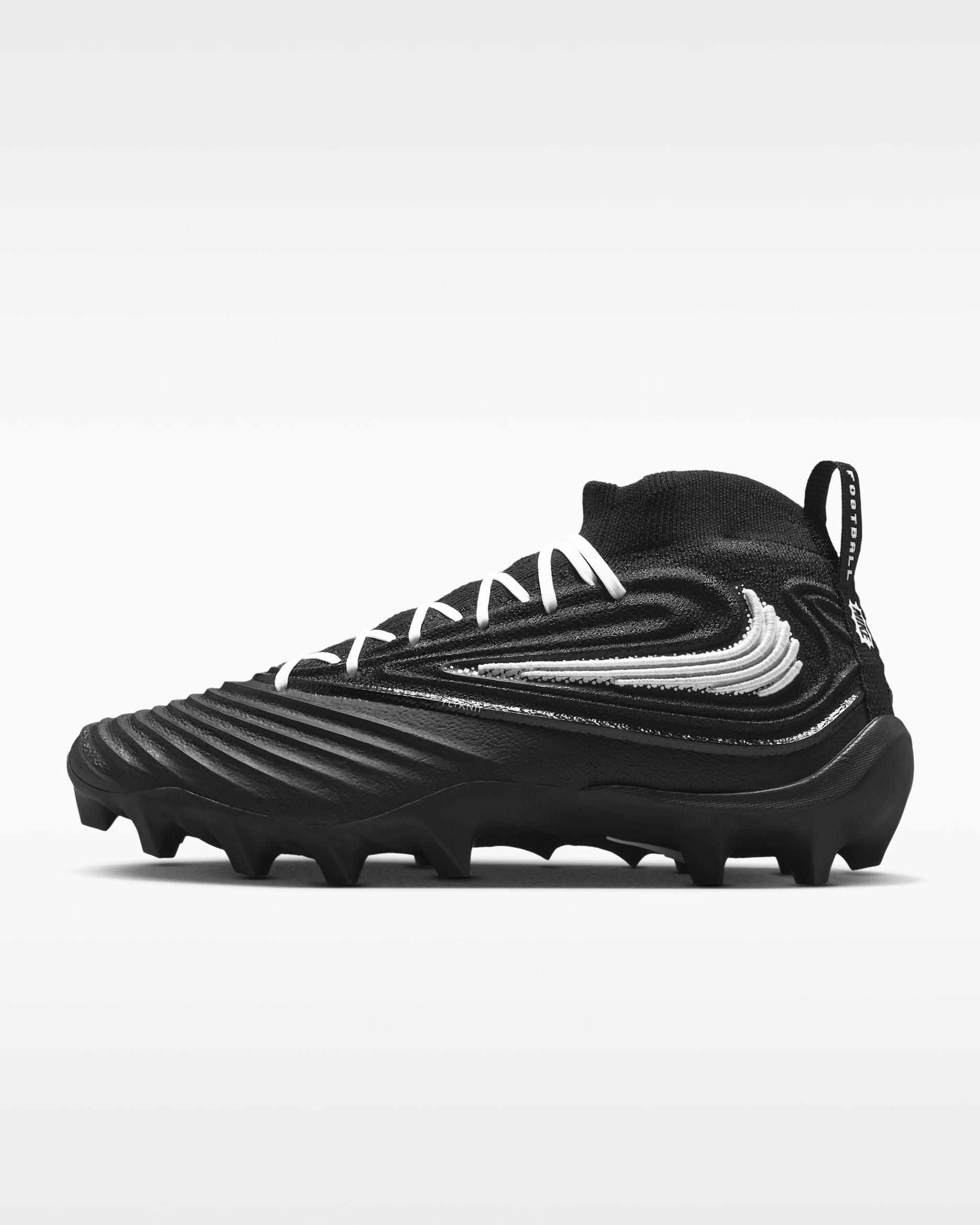 Nike Alpha Menace 5 Elite Men's Football Cleats - Black/Black/White