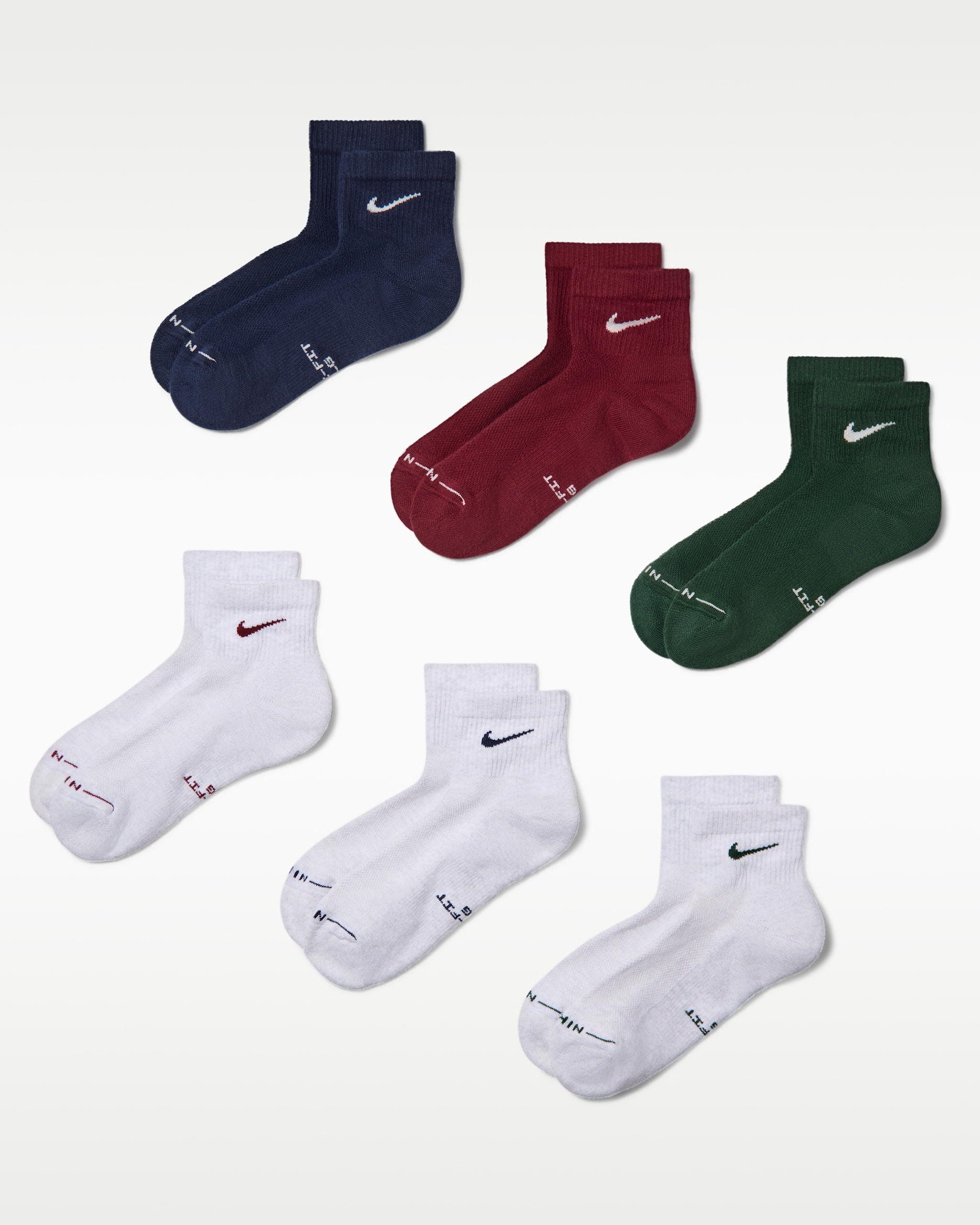 Calcetines al tobillo (6 pares) Nike Everyday Elevated - Multicolor