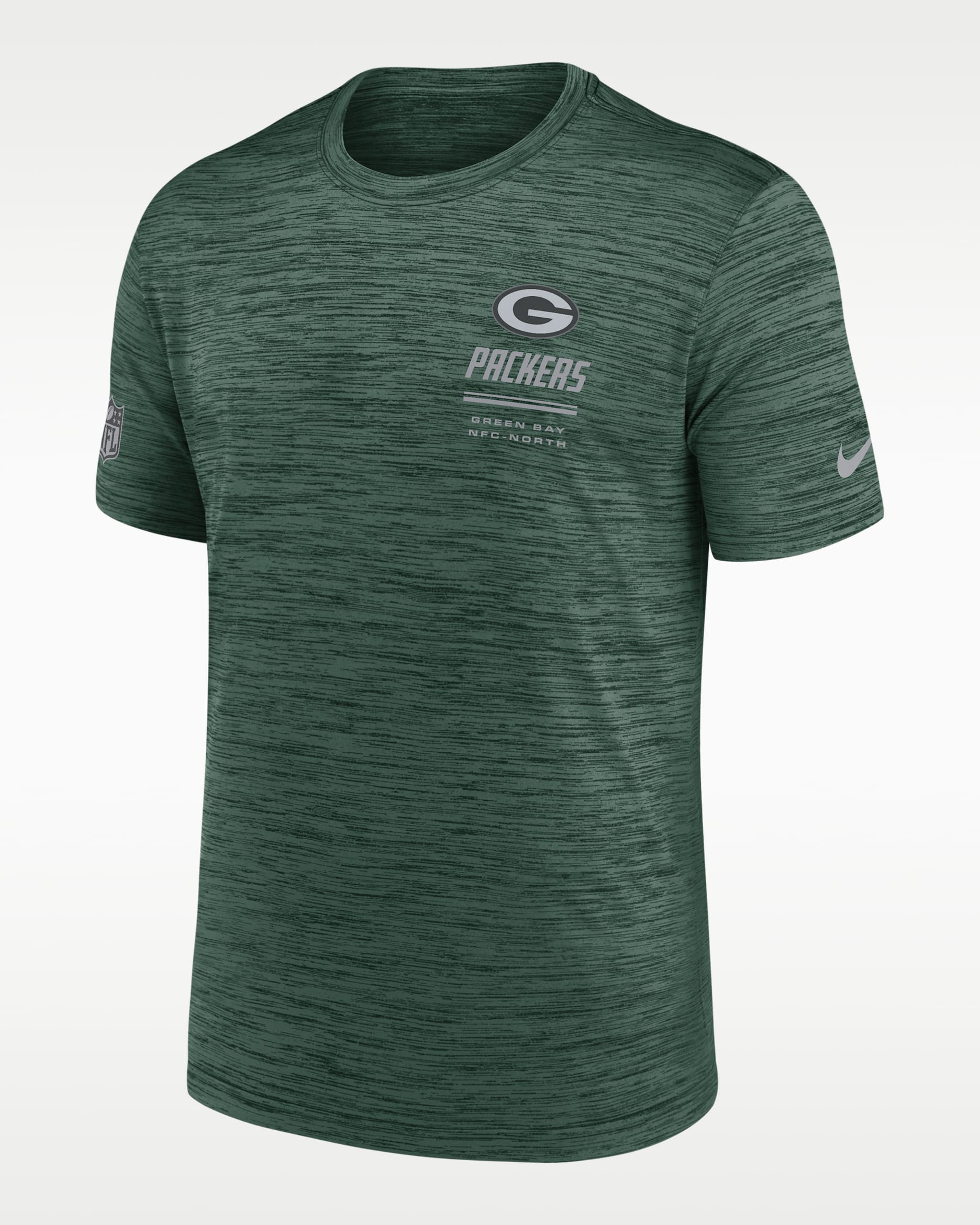 Green Bay Packers Sideline Team Issue Velocity Men's Nike Dri-FIT NFL T-Shirt - Green