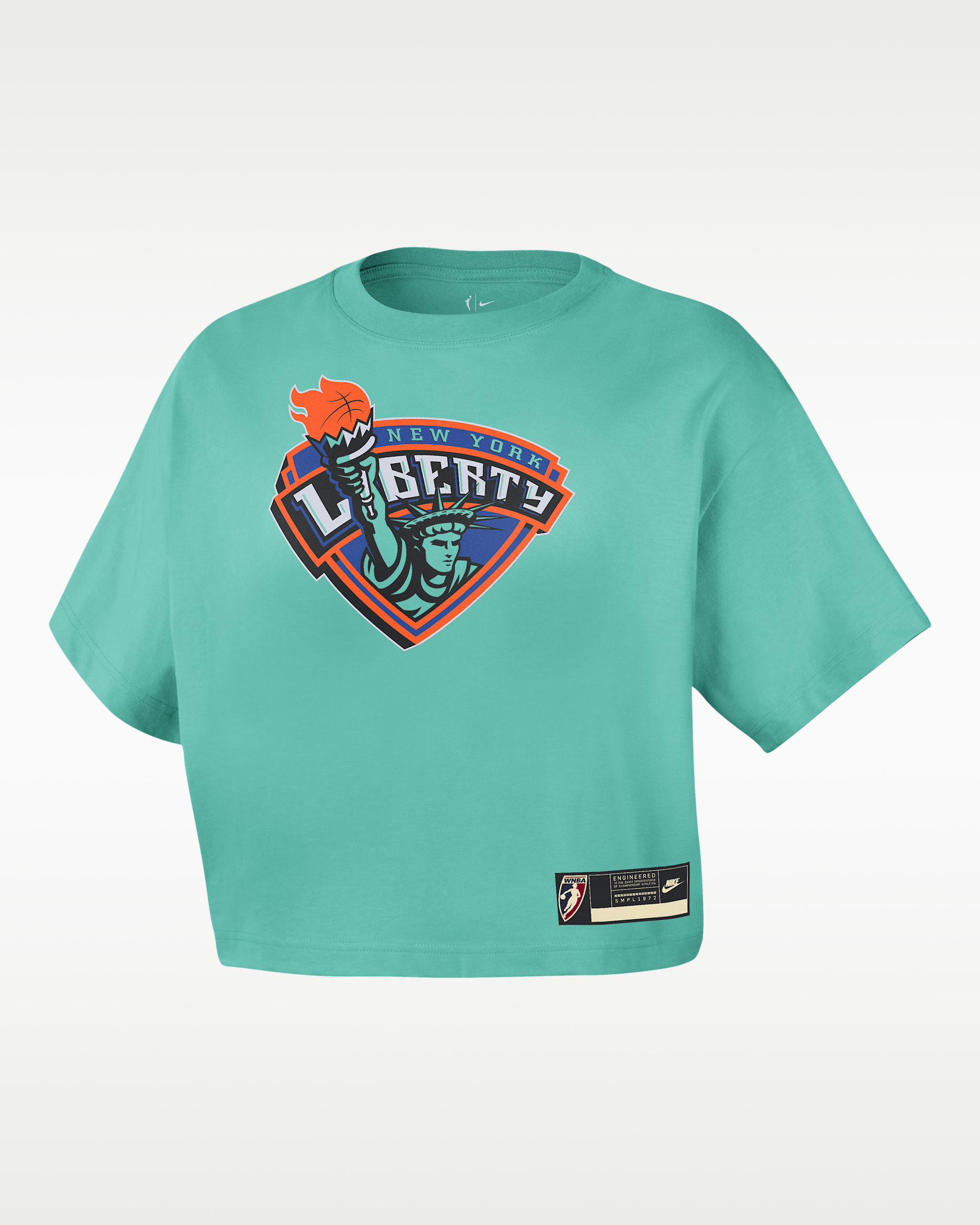 New York Liberty Court Origins Nike Women's WNBA T-Shirt - Mint