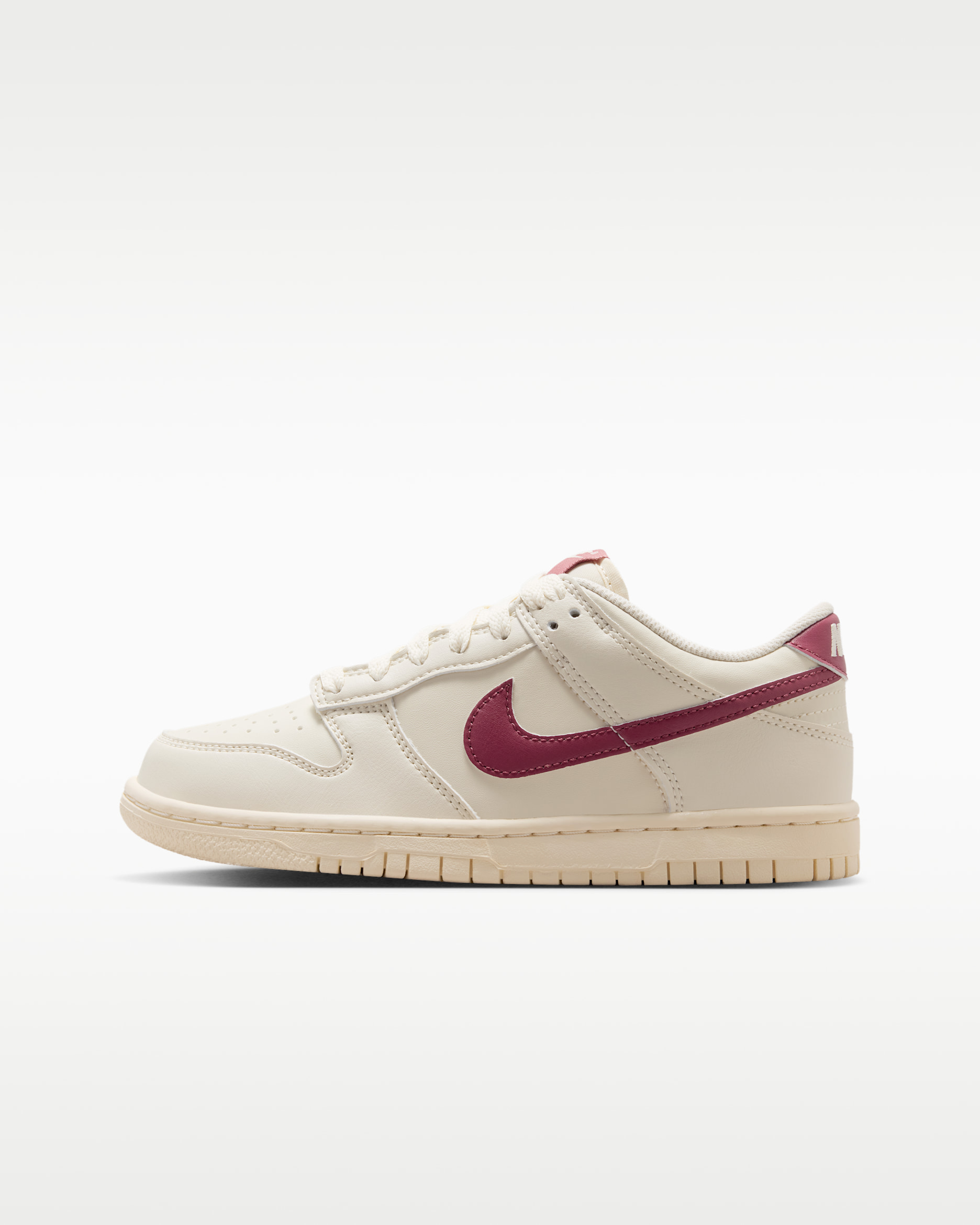 Tenis para niños grandes Nike Dunk Low - Perla suave/Rosa humo