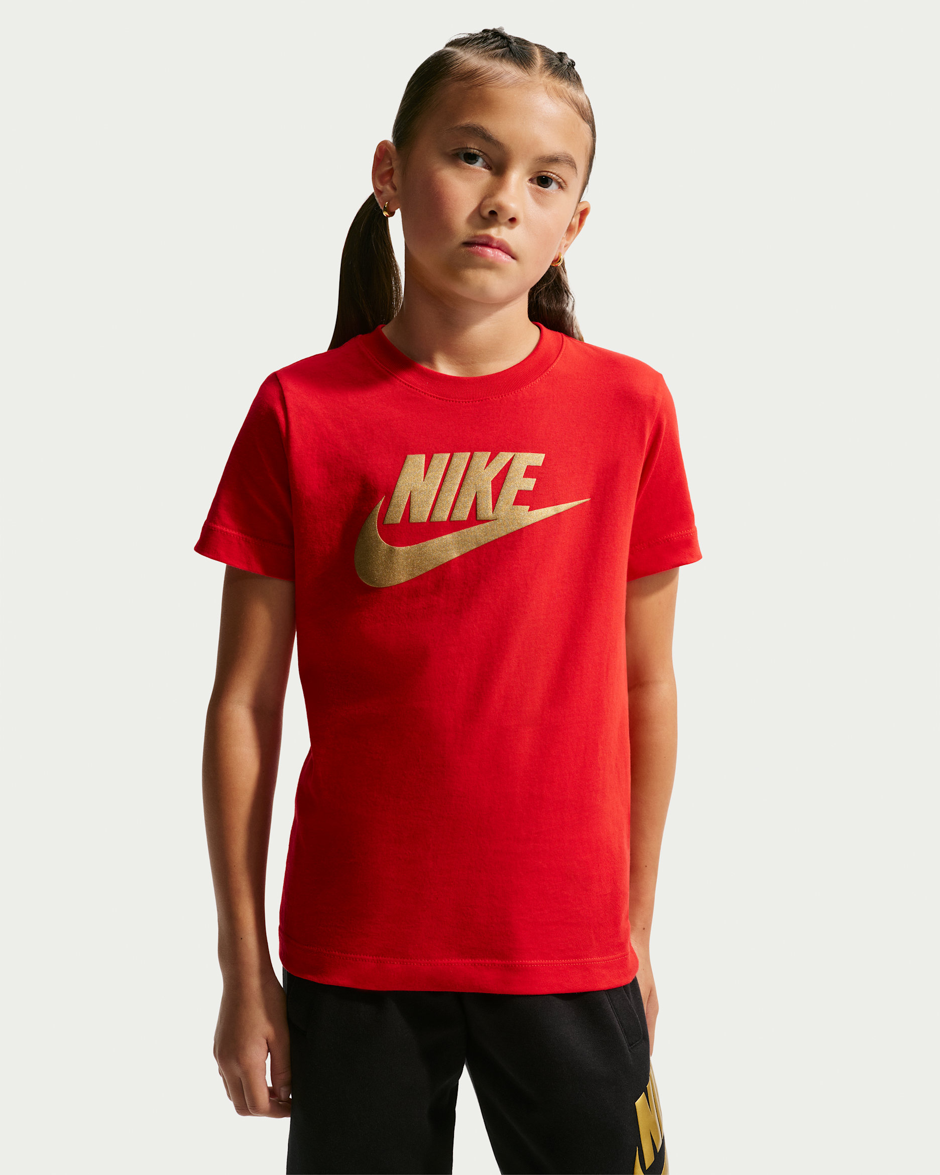 Nike Sportswear Club Big Kids' T-Shirt - University Red