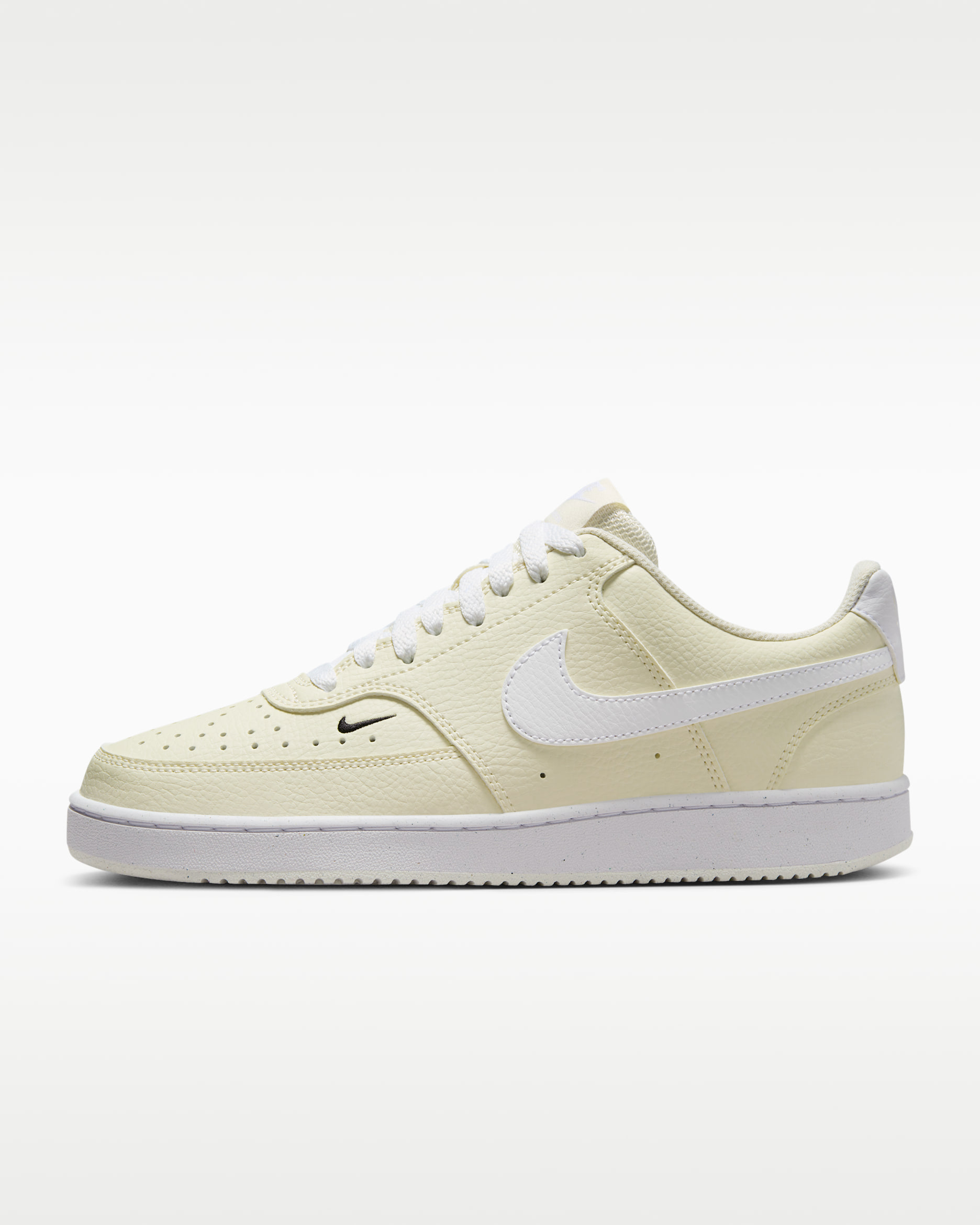 Nike Court Vision Low Next Nature Women's Shoes - White/Black/Pale Ivory