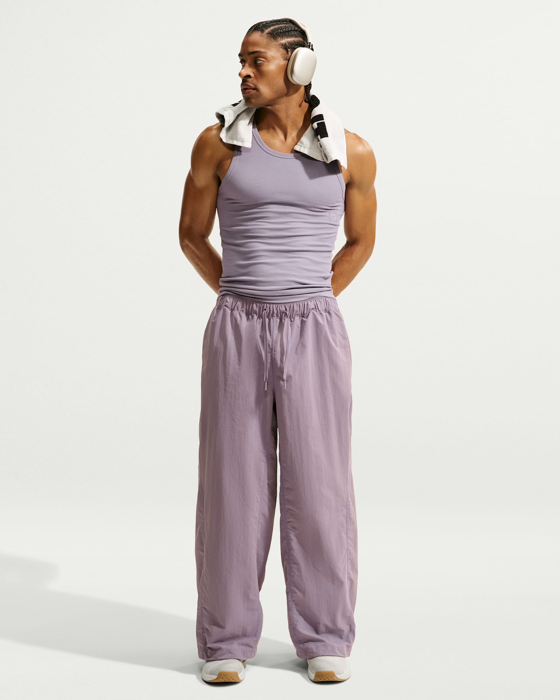 Pantaloni oversize in tessuto N.A.C. Dri-FIT Nike – Uomo - Purple Smoke/Purple Smoke