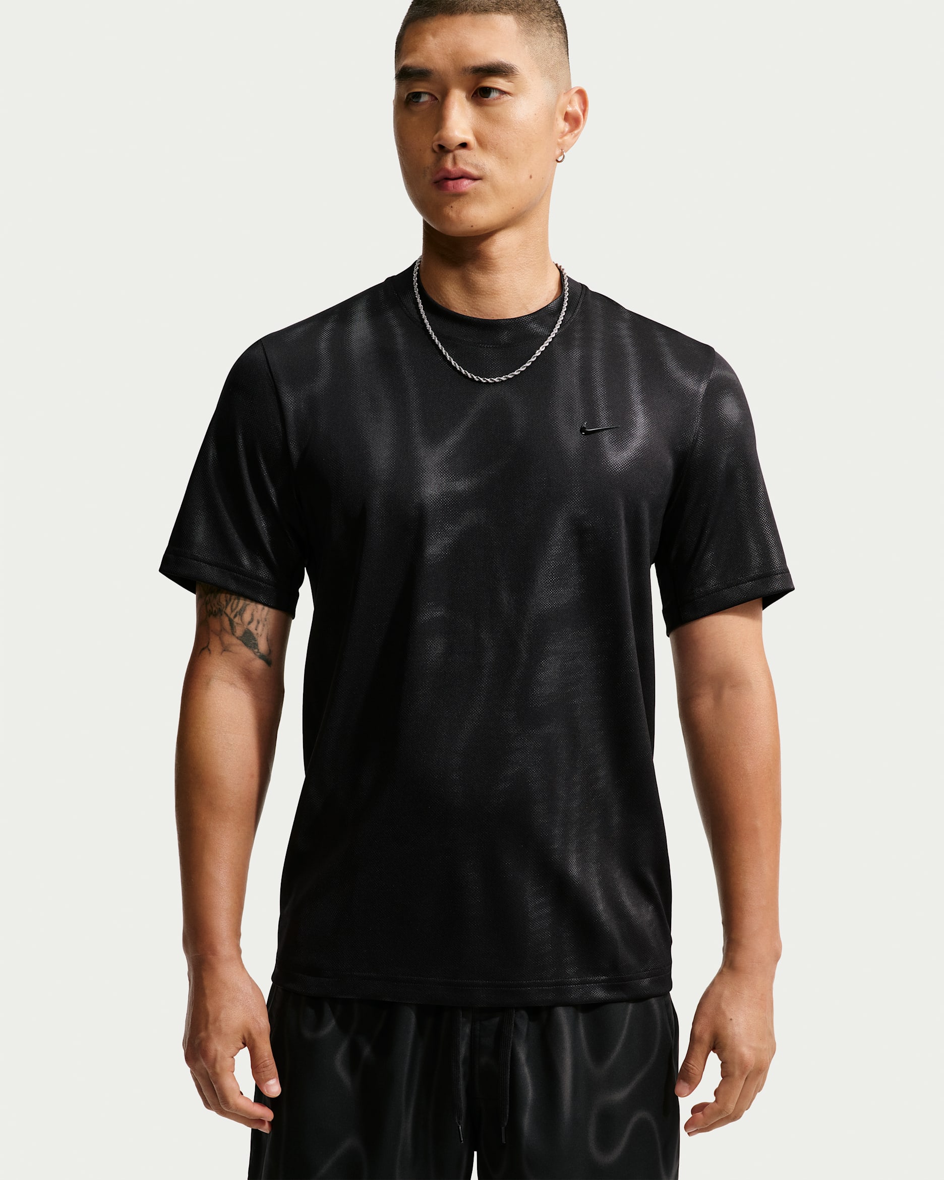 Nike N.A.C. Primary Men's Dri-FIT Short-Sleeve Training Top - Black/Black