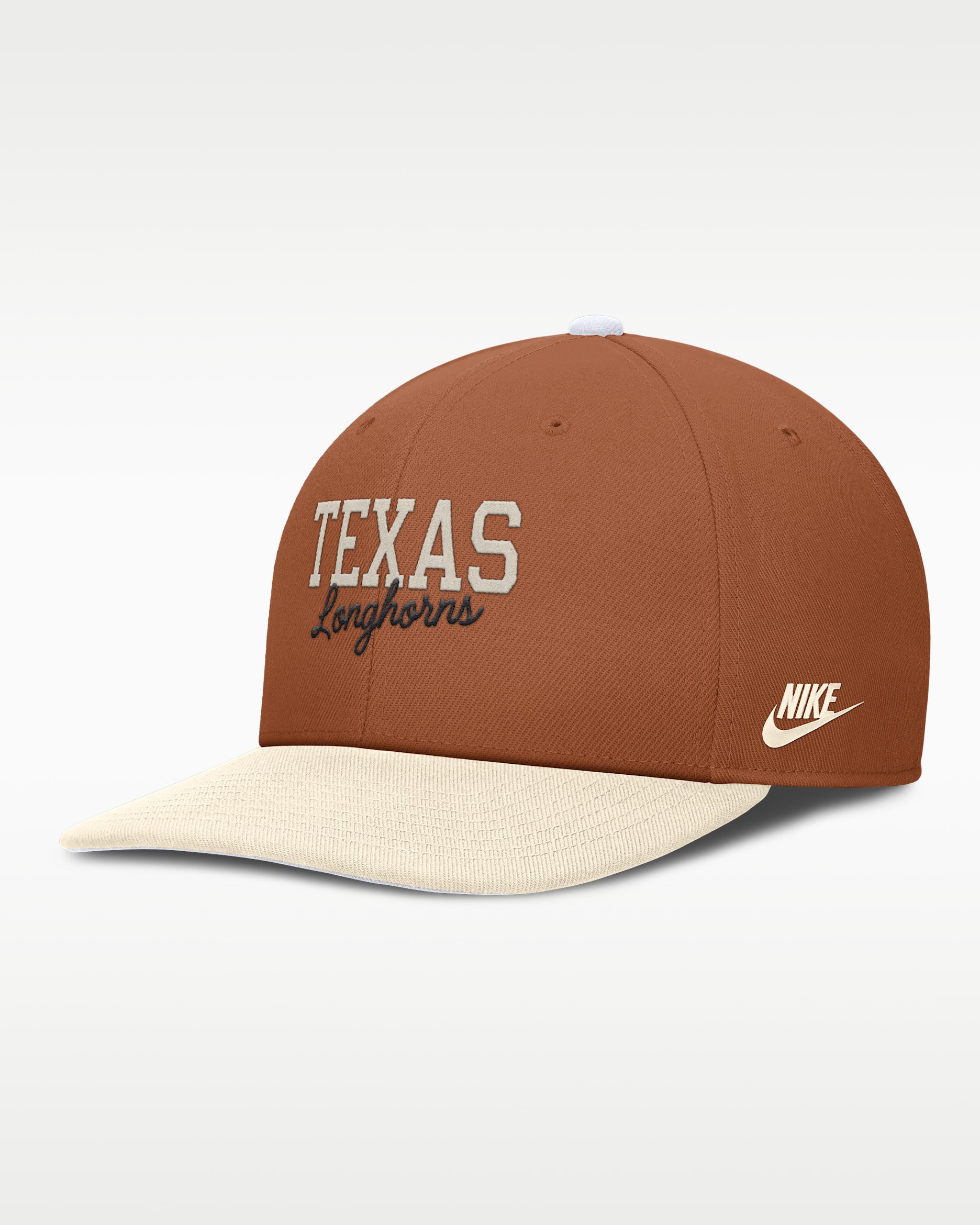 Texas Legacy Script Men's Nike Dri-FIT College Adjustable Hat - White
