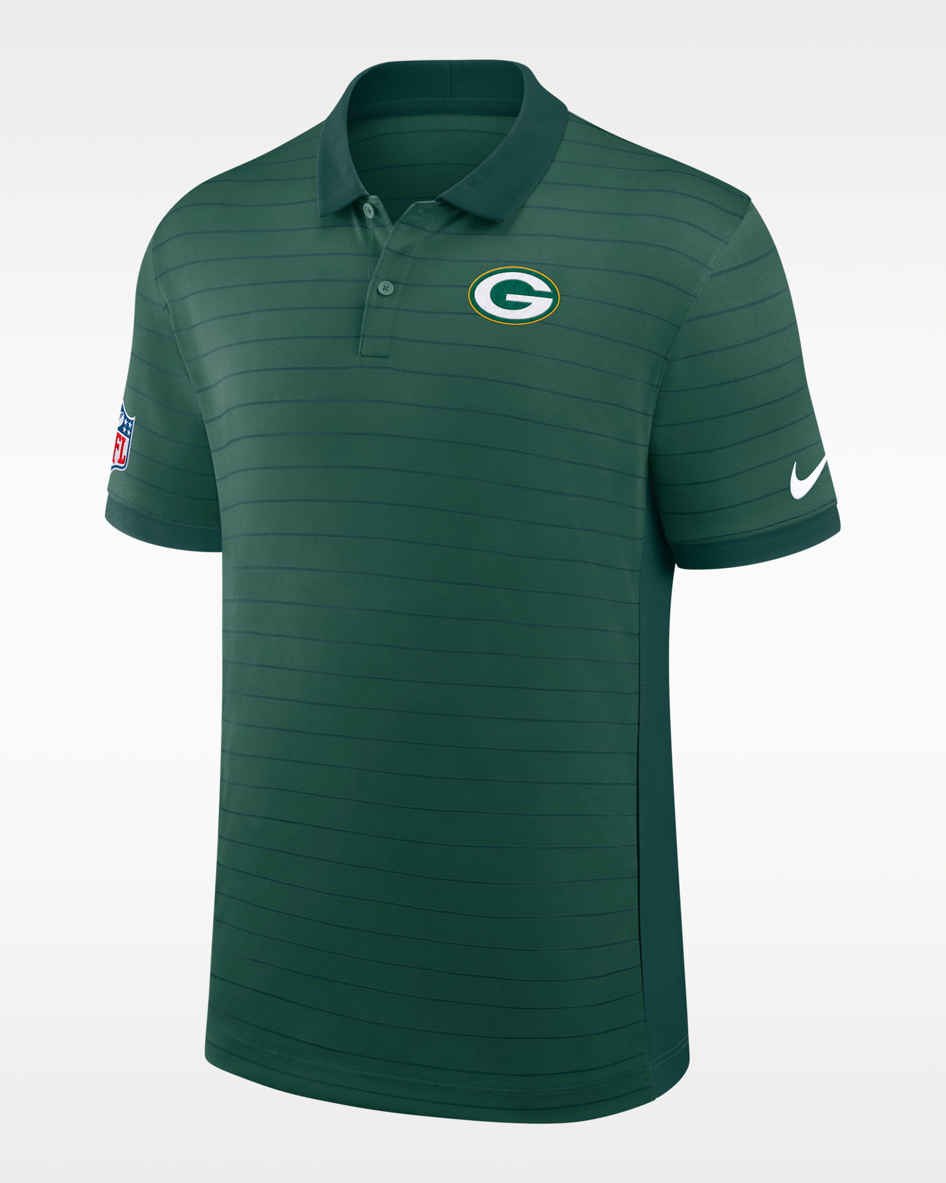 Polo Nike Dri-FIT de la NFL para hombre Green Bay Packers Sideline Victory Stripe - Verde
