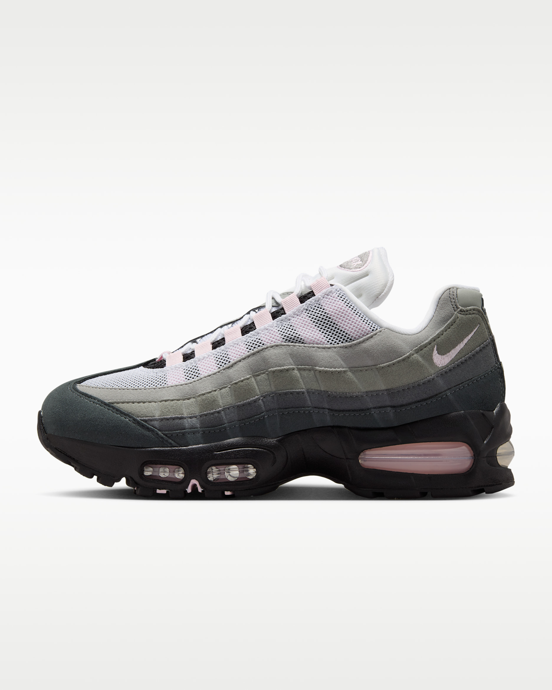 Nike Air Max 95 Big Bubble Women's Shoes - Black/White/Reflect Silver/Pink Foam