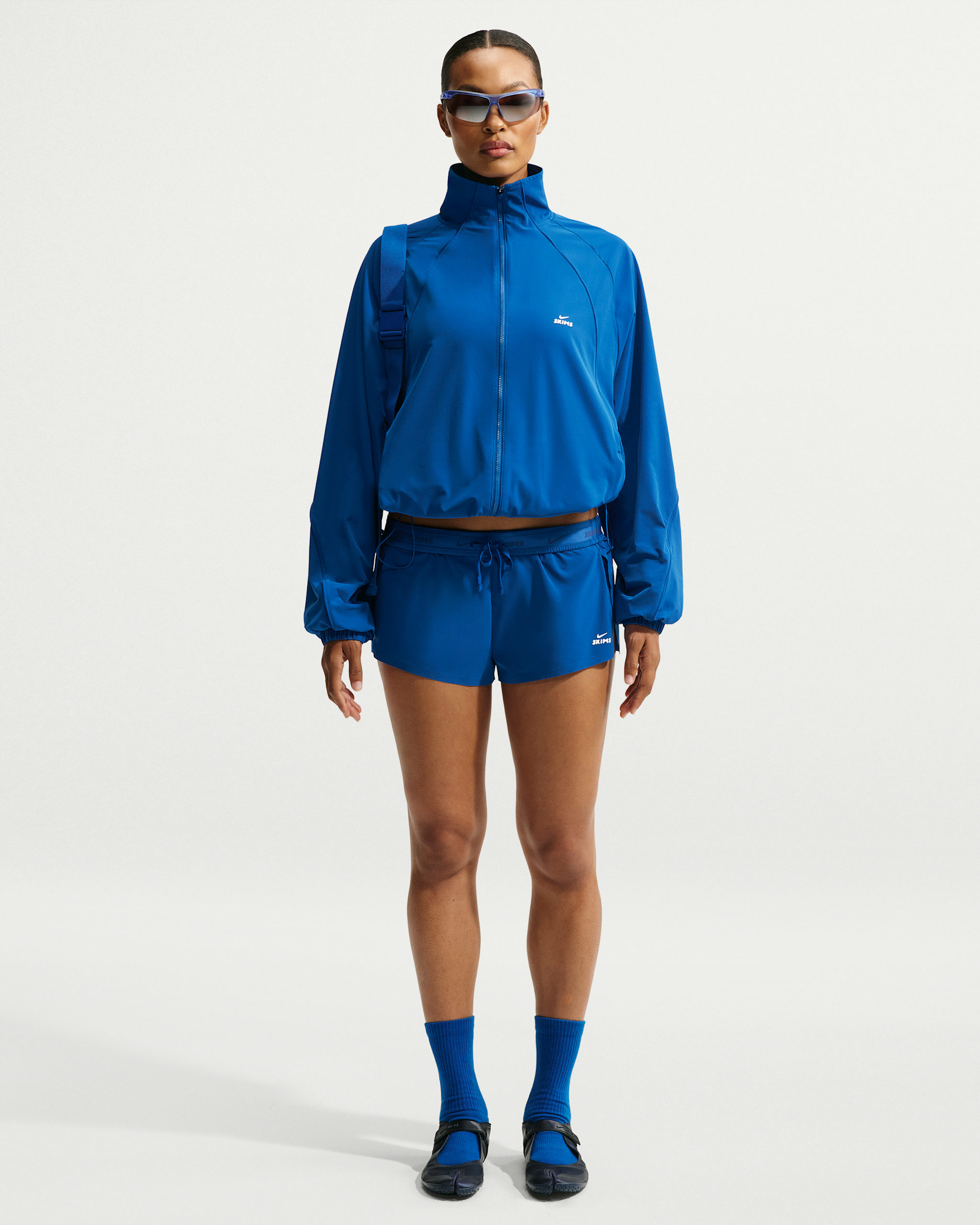 Shorts de correr para mujer NikeSKIMS Stretch Nylon - NSKM Cobalt