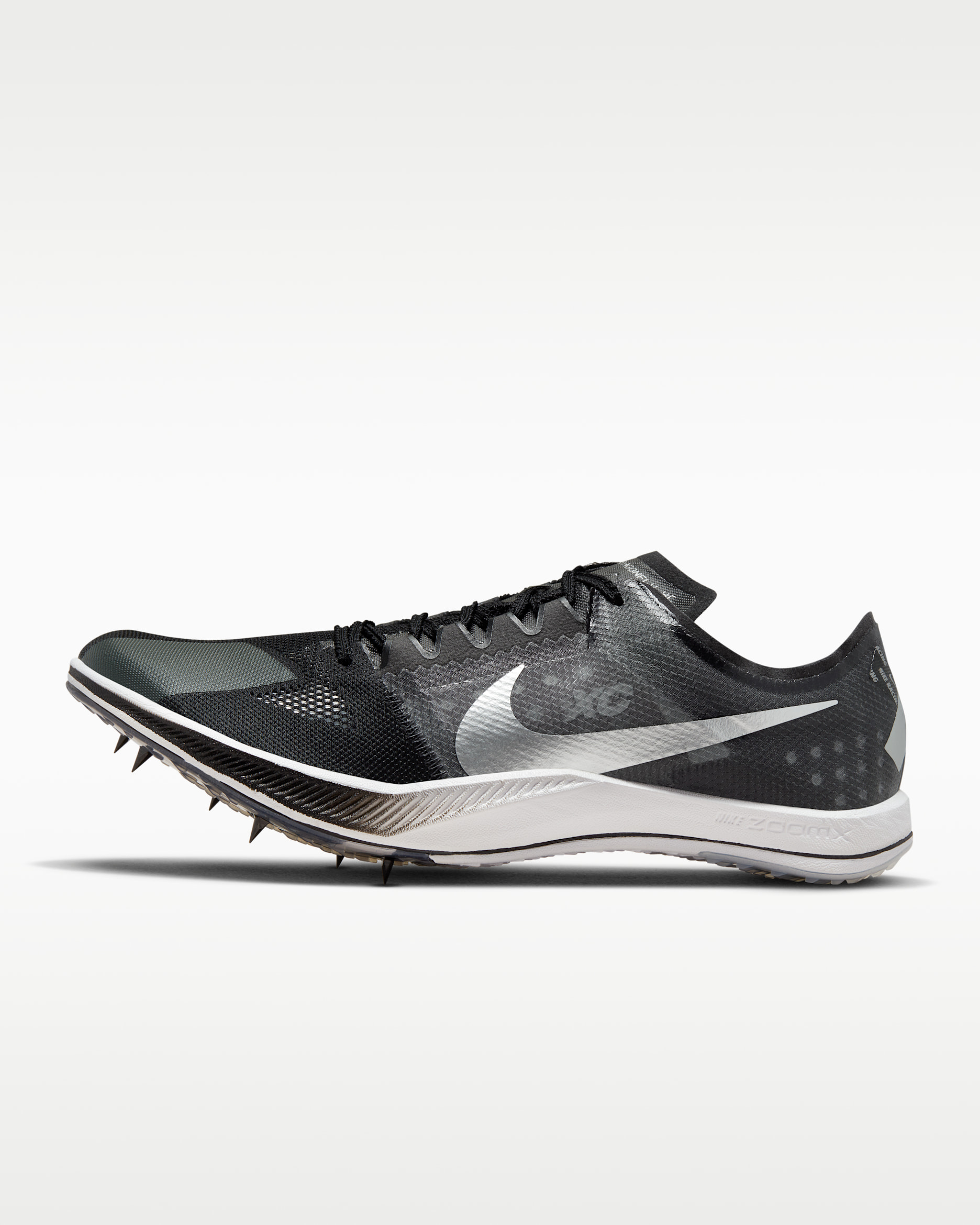 Nike Dragonfly XC Cross-Country Spikes - Black/Dark Smoke Grey/White/Metallic Silver