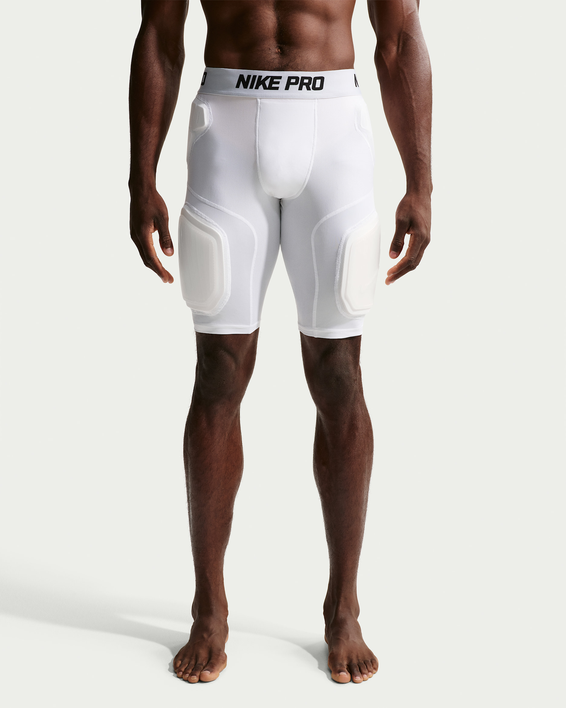 Nike Pro HyperStrong Men's Hardplate Shorts - White/Black