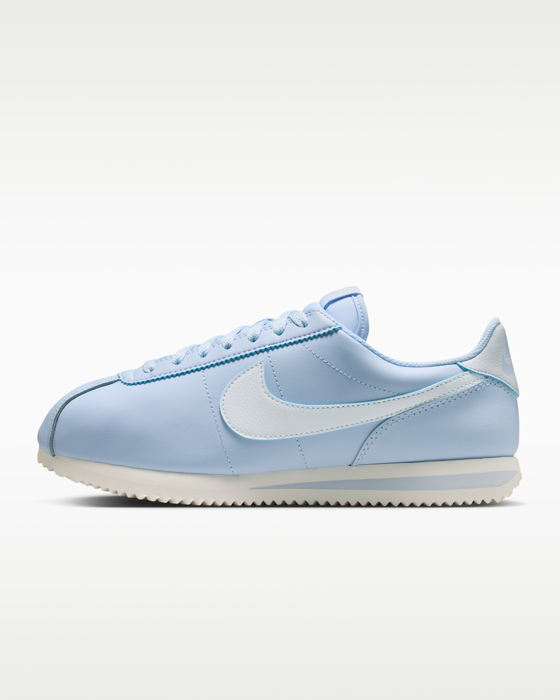 Chaussure Nike Cortez Leather pour femme - Hydrogen Blue/Sail/Football Grey