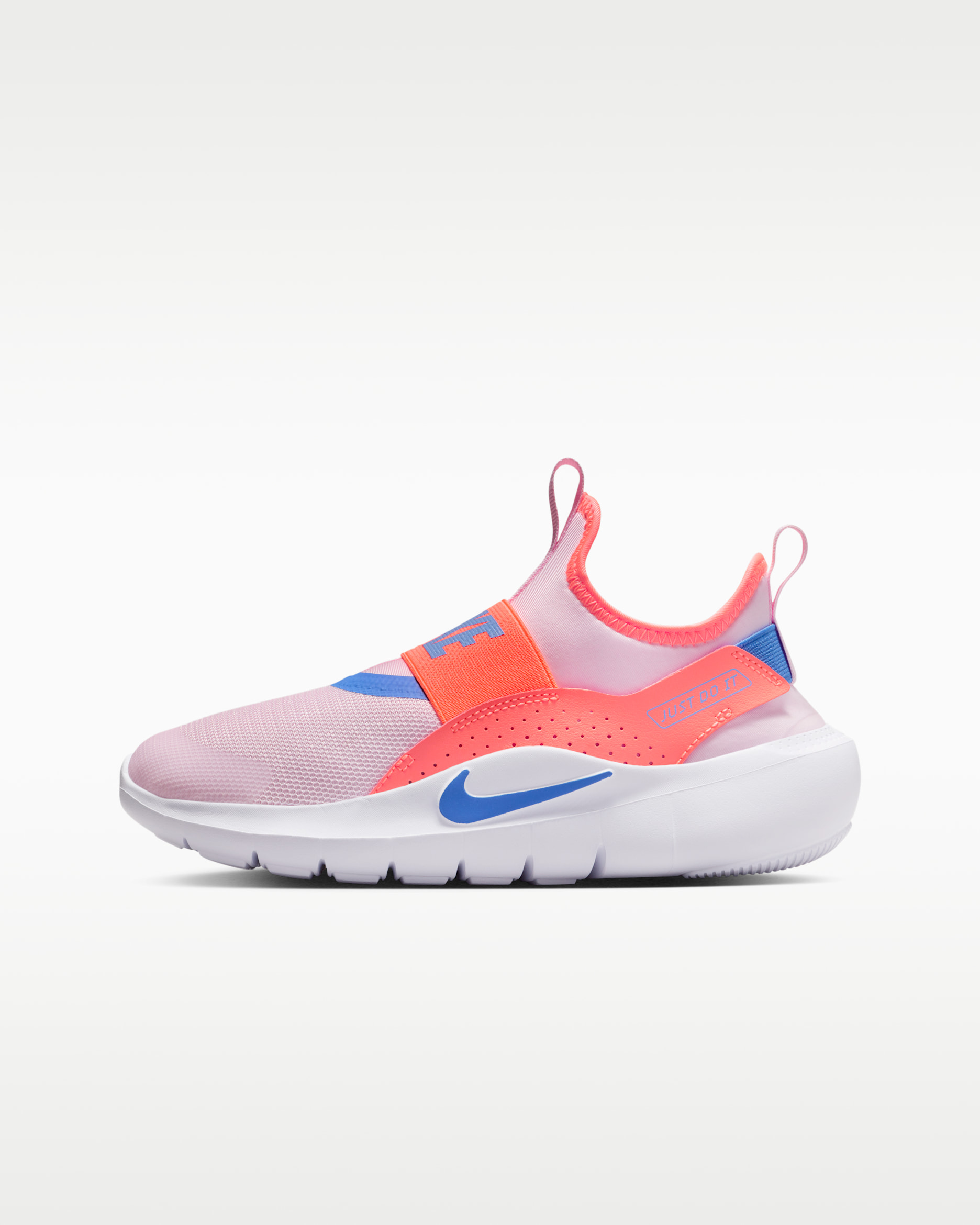 ナイキ フレックス ランナー 4 ジュニア ランニングシューズ - ピンクフォーム/ブライトマンゴー/ホワイト/ロイヤルパルス