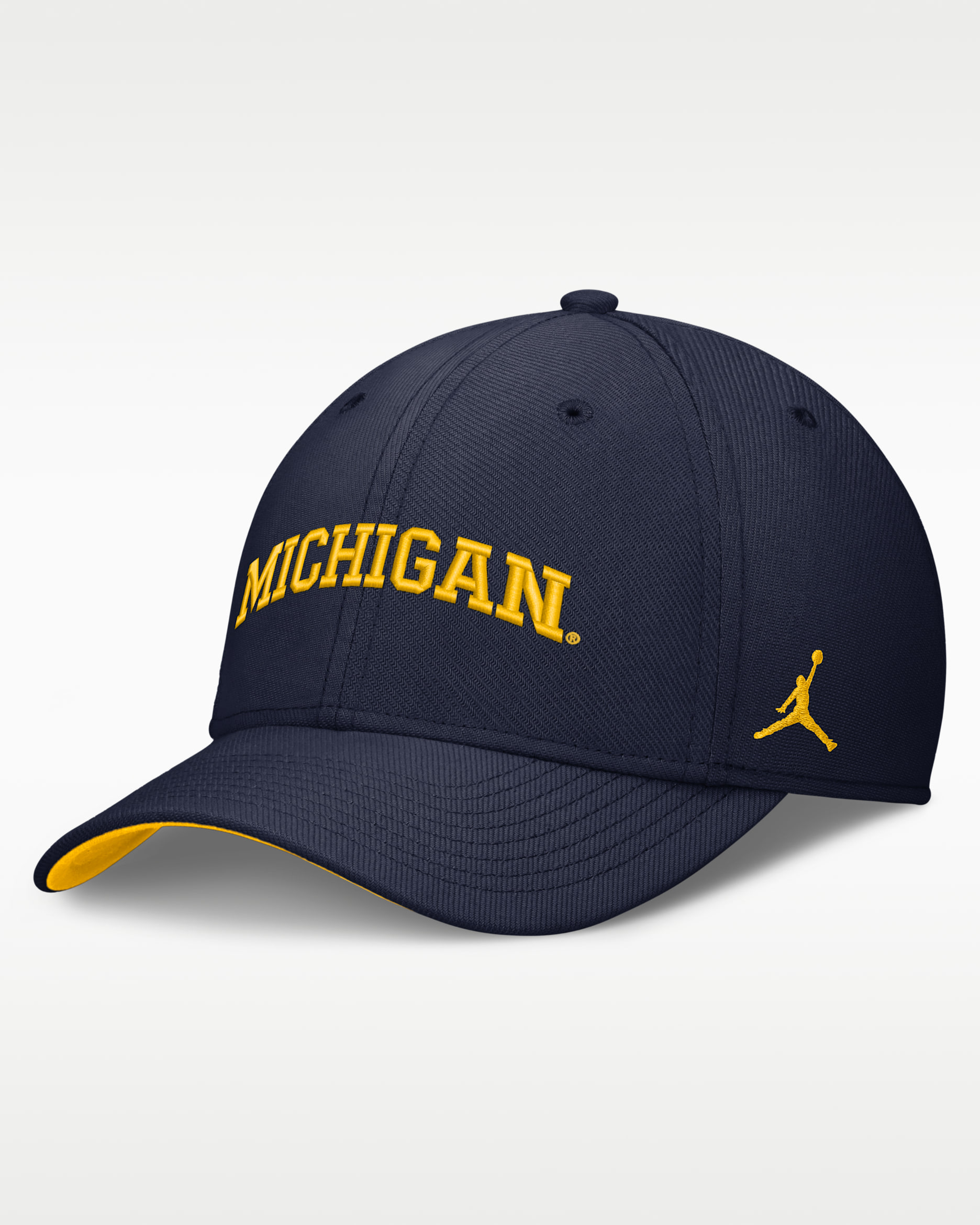Michigan Classic Swooshflex Men's Jordan Brand Dri-FIT College Hat - Navy