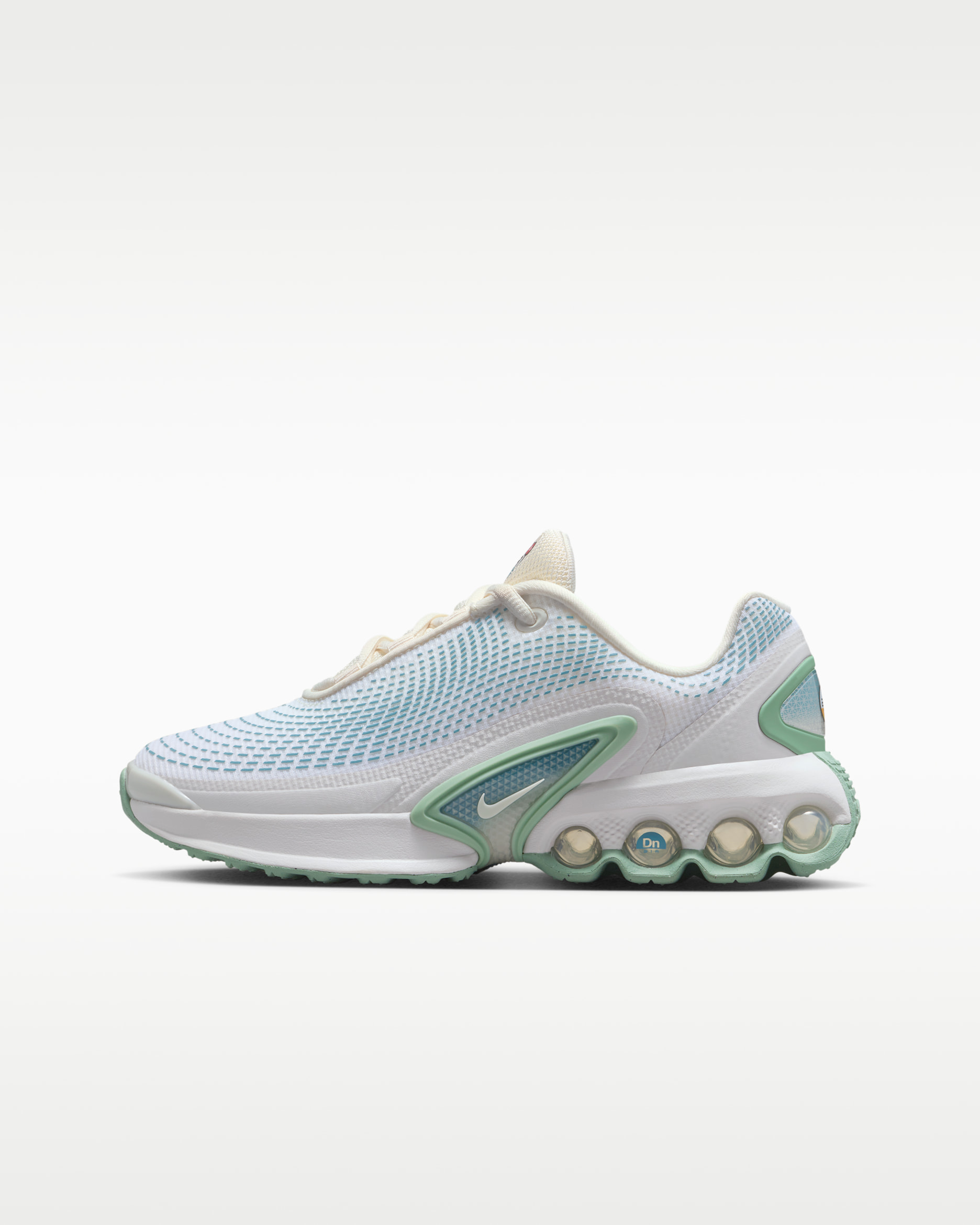 Nike Air Max Dn Older Kids' Shoes - Soft Pearl/Vast Grey/Denim Turquoise/Soft Pearl