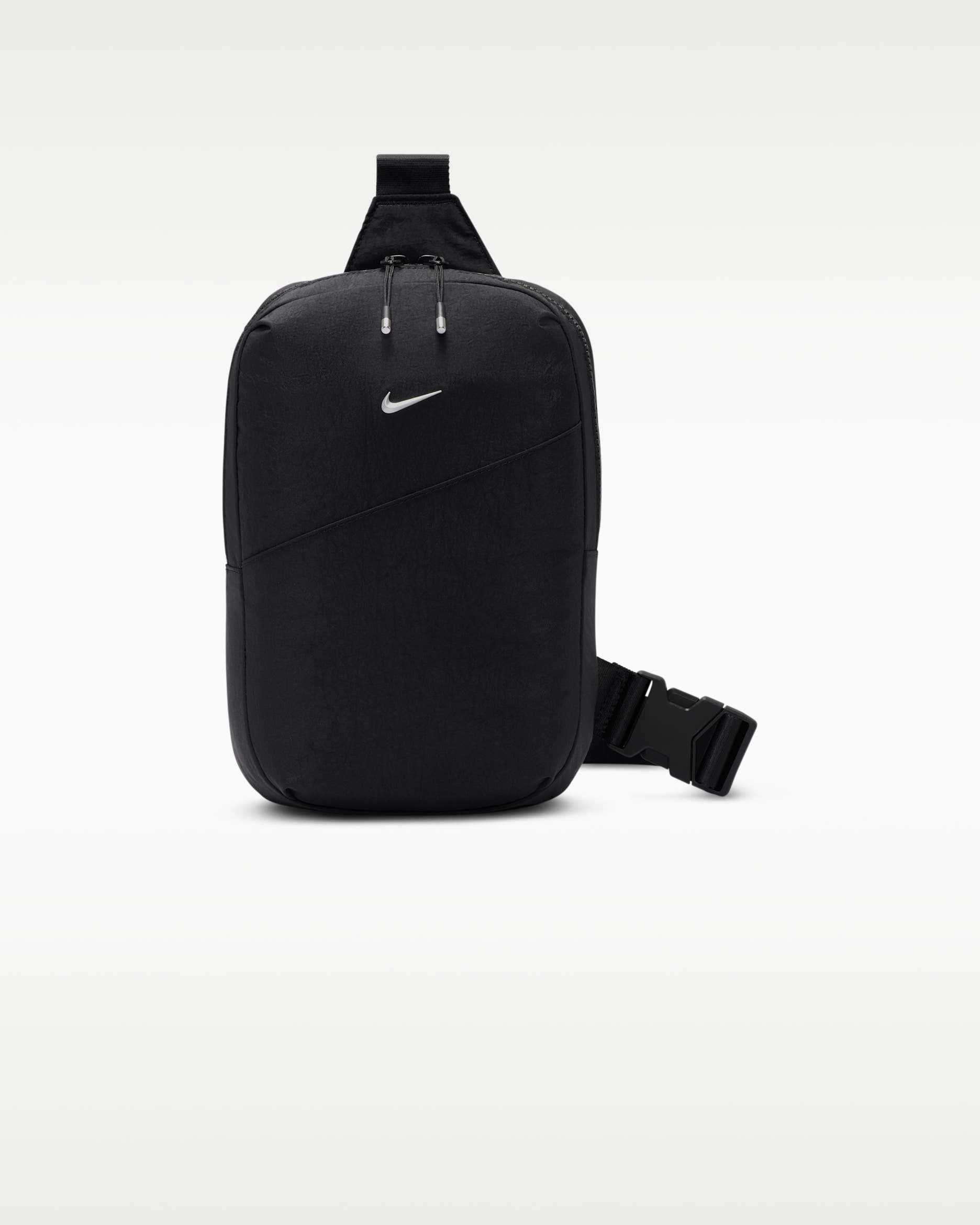 Nike Aura Cross-Body Bag (5L) - Black/Black/Matte Silver