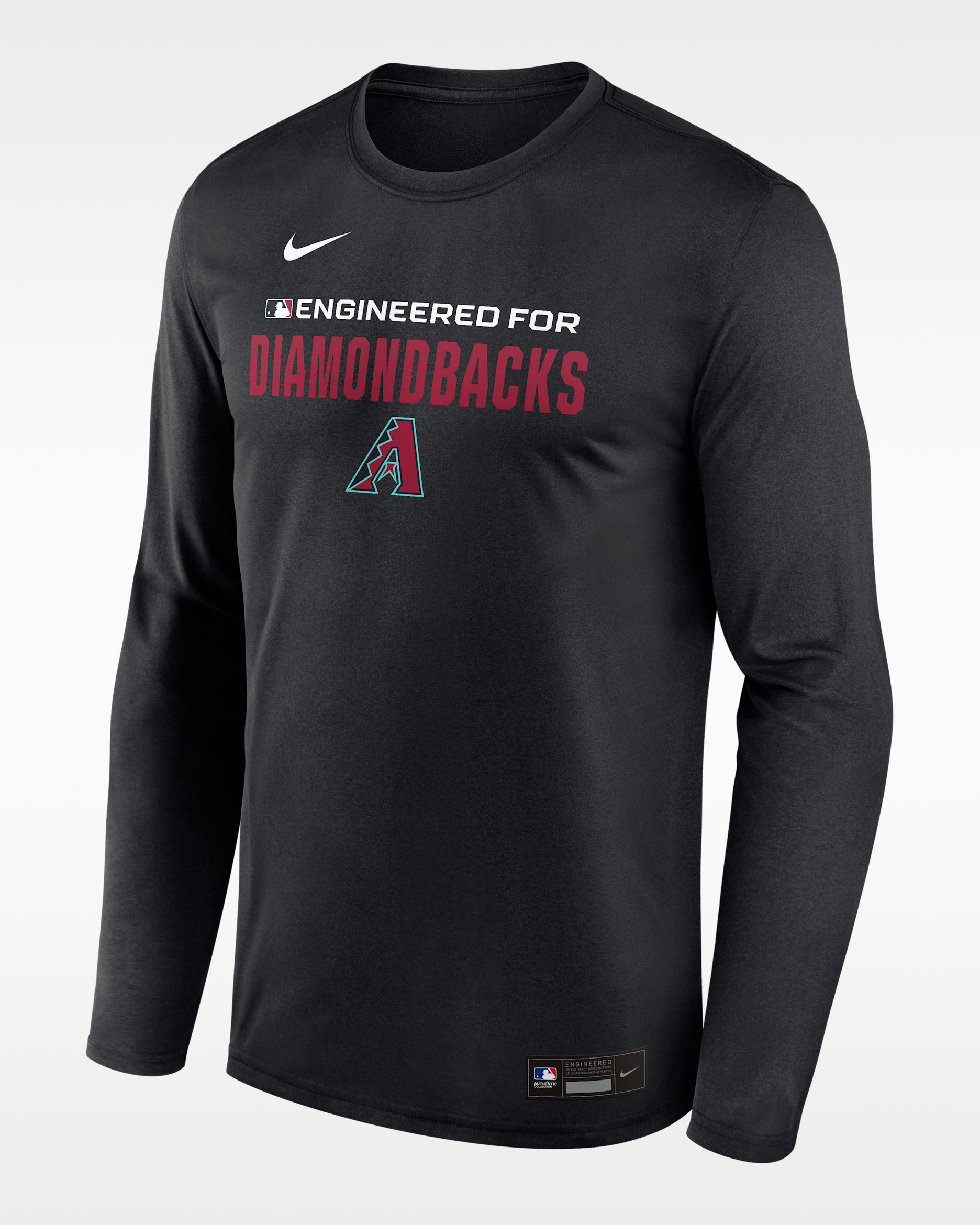 Arizona Diamondbacks Authentic Collection Team Issue Men's Nike Dri-FIT MLB Long-Sleeve T-Shirt - Black
