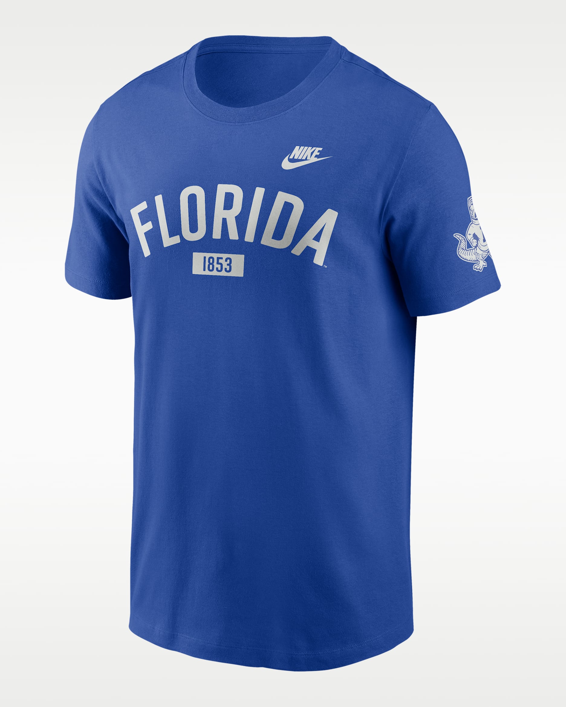 Florida Legacy Arch 2-Hit Men's Nike College T-Shirt - Royal