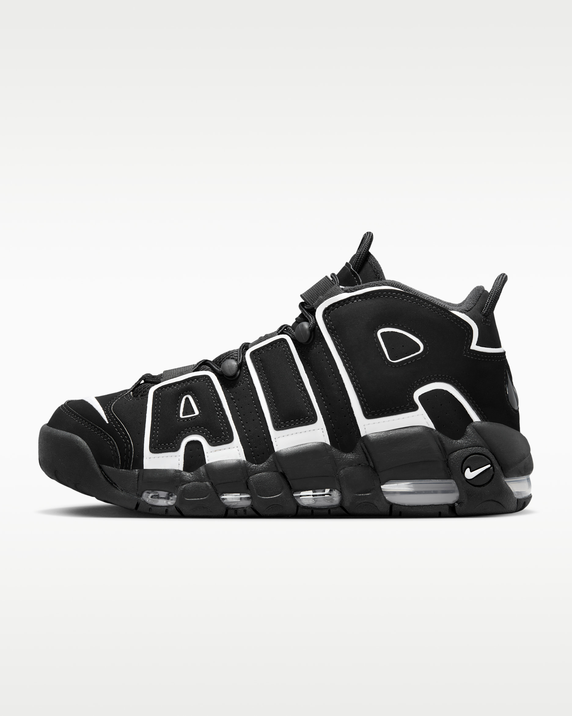 Calzado para hombre Nike Air More Uptempo '96 - Negro/Negro/Blanco