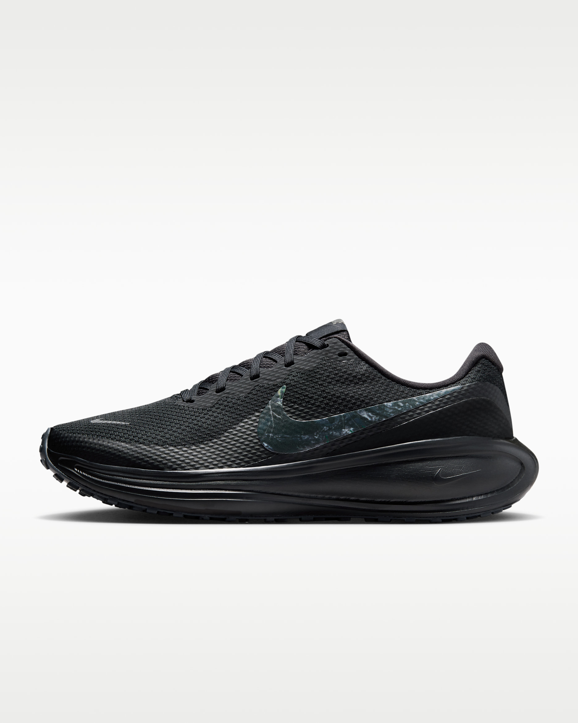 Nike Revolution 8  Men's Realtree® Road Running Shoes - Black/Dark Smoke Grey/Iron Grey/White