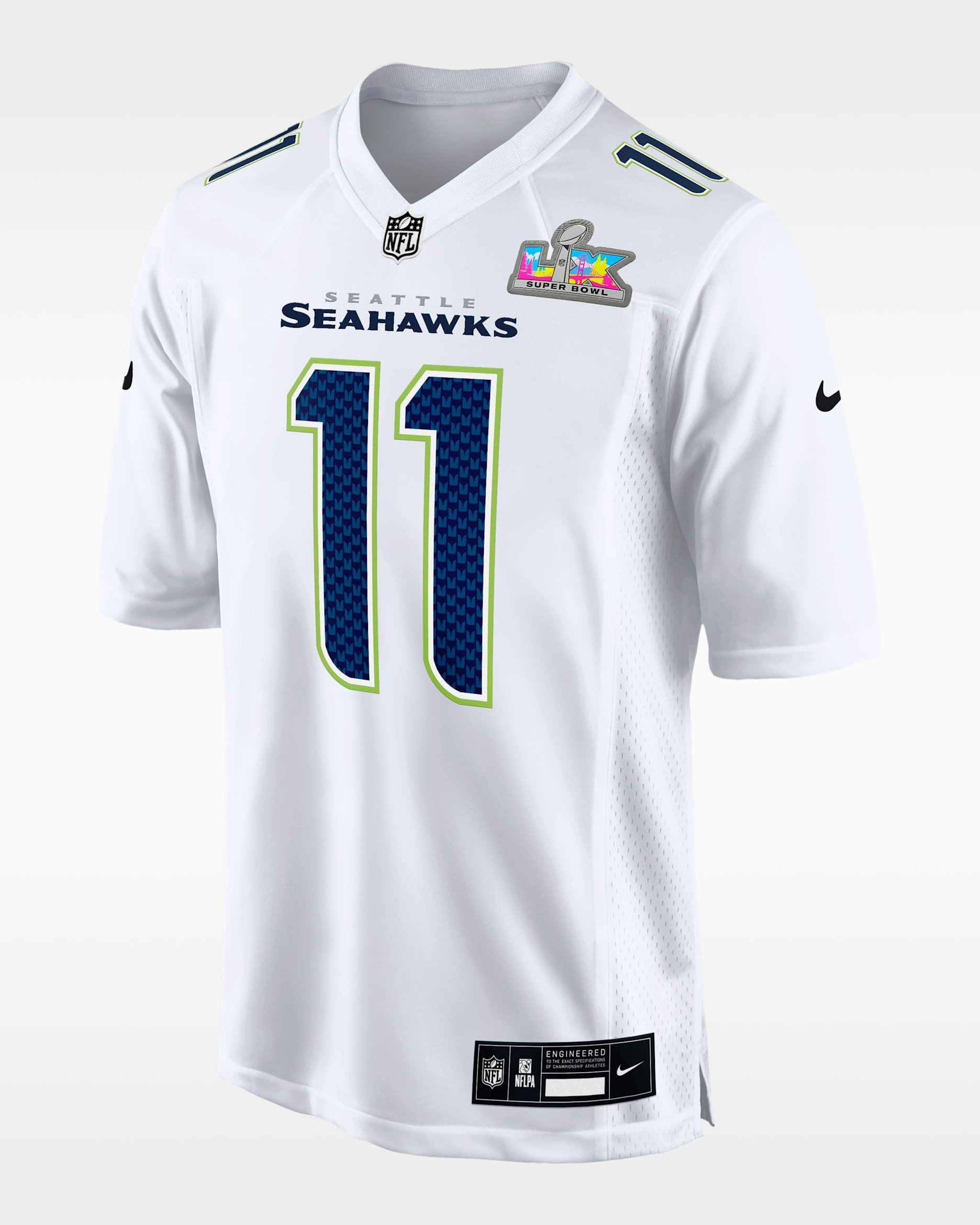 Jaxon Smith-Njigba Seattle Seahawks Super Bowl LX Men's Nike NFL Game Fashion Jersey - White