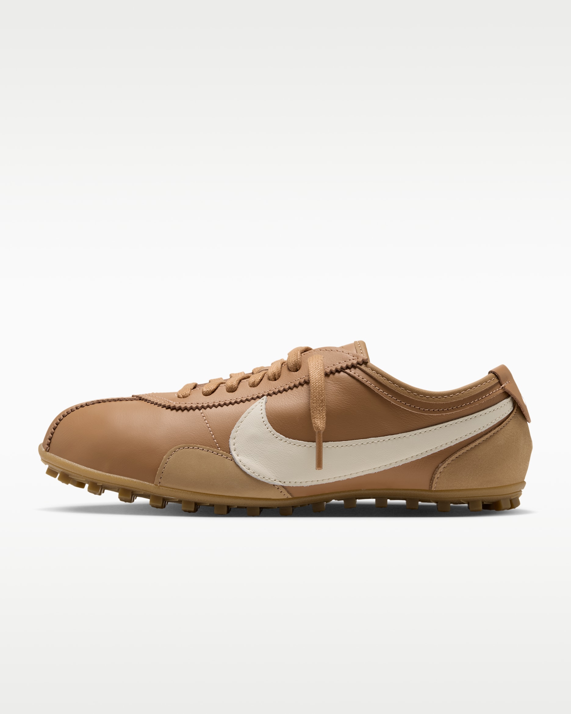 Chaussure Nike Moon Shoe OG Leather pour femme - Flax/Gum Medium Brown/Malachite/Pale Ivory