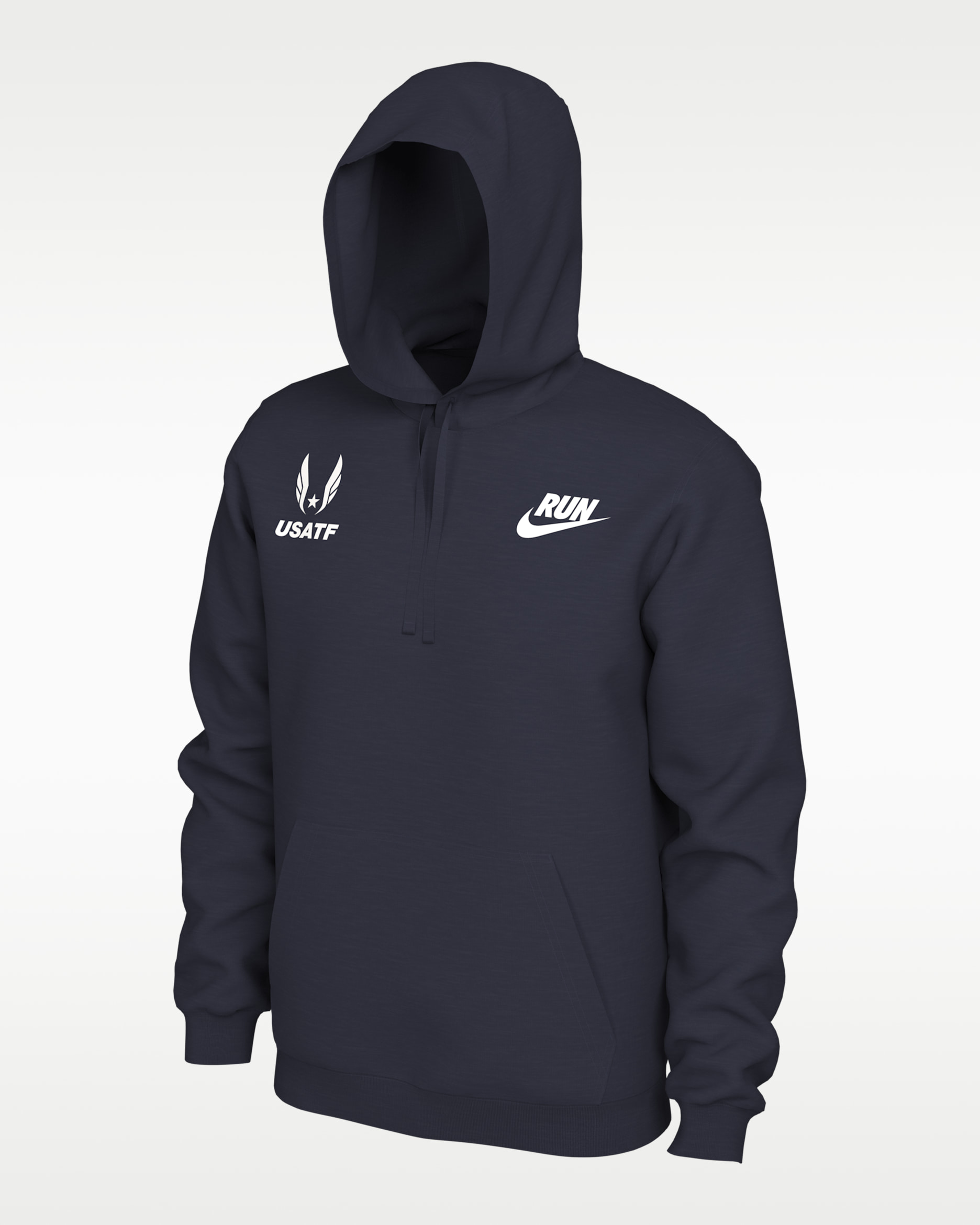 Sudadera con gorro de correr para hombre Nike 2025 USATF - Azul marino universitario