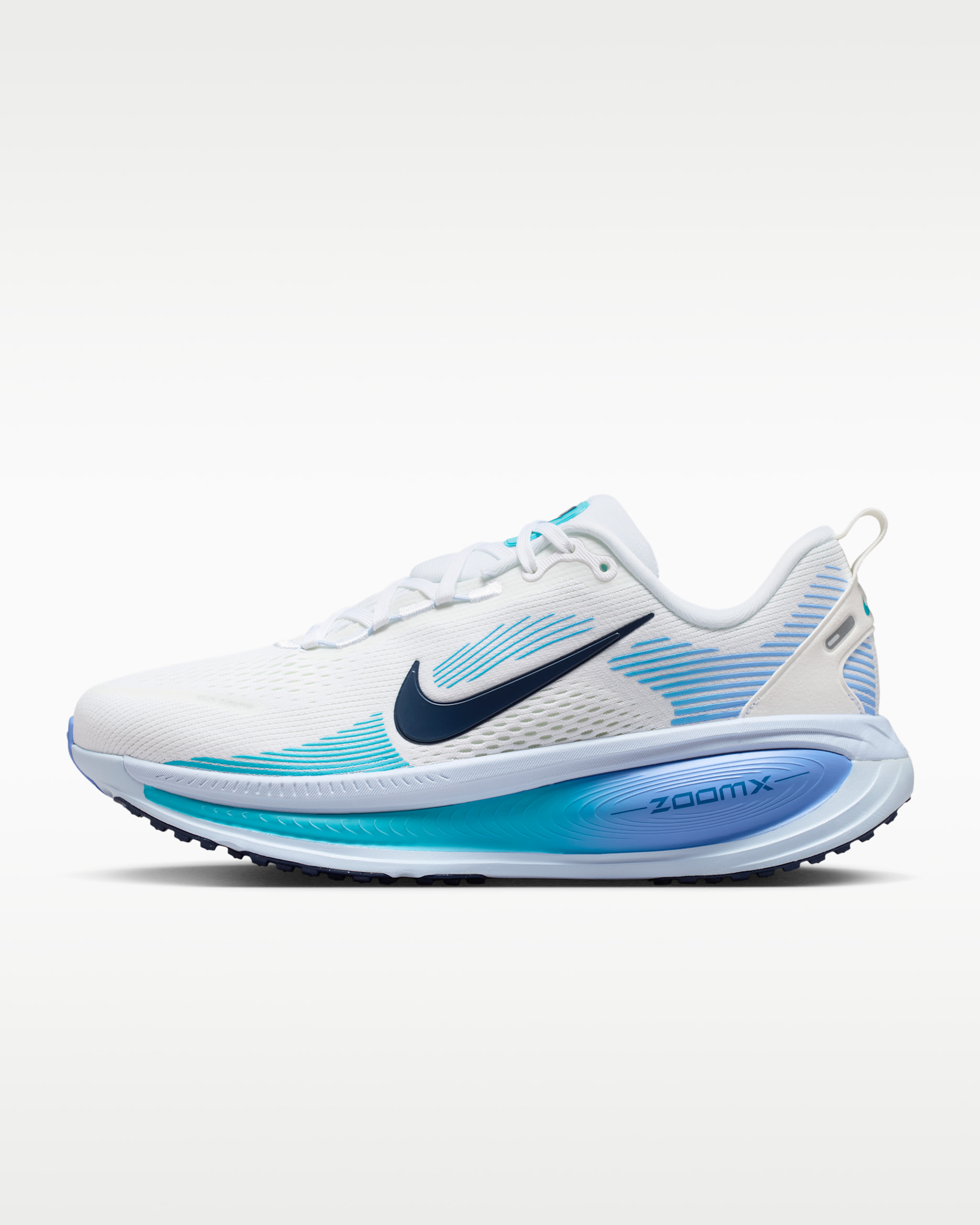 Nike Vomero 18 Women's Road Running Shoes - White/Blue Fury/Royal Pulse/Midnight Navy