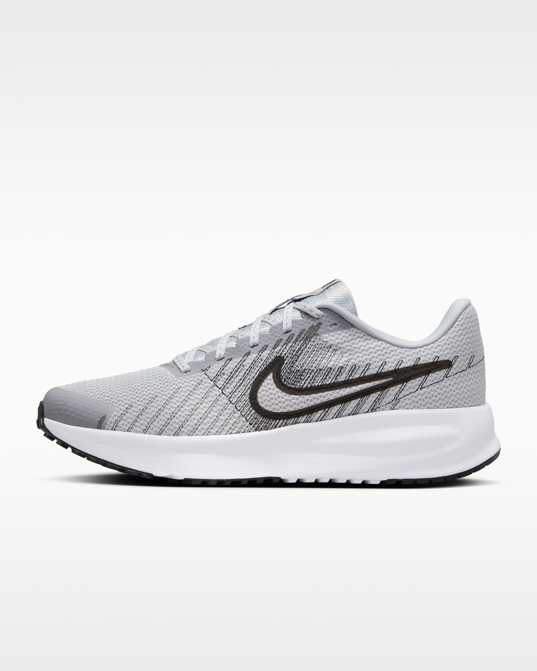 Nike Run Defy Men's Road-Running Shoes - Wolf Grey/White/Iron Grey/Black