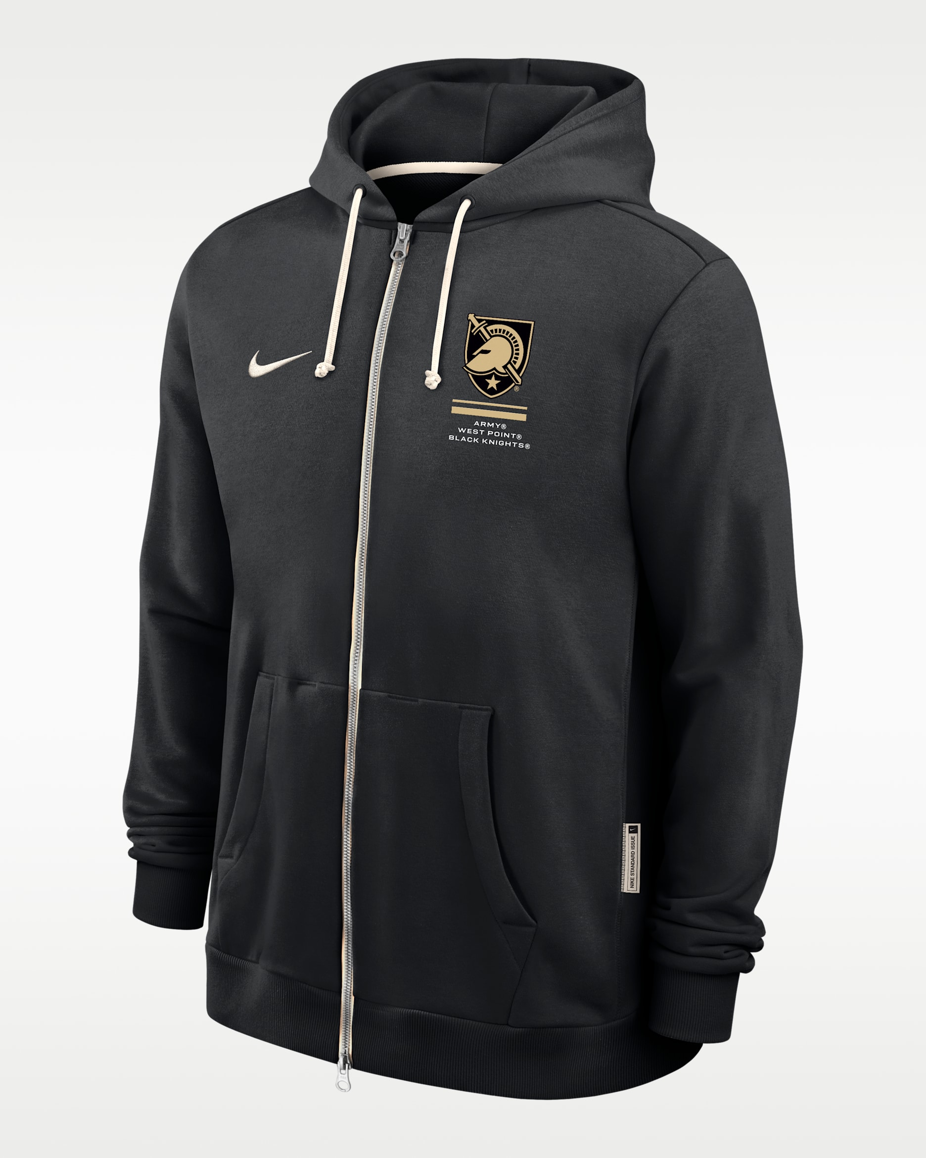 Army Sideline Standard Issue Men's Nike Dri-FIT College Full-Zip Hoodie - Black