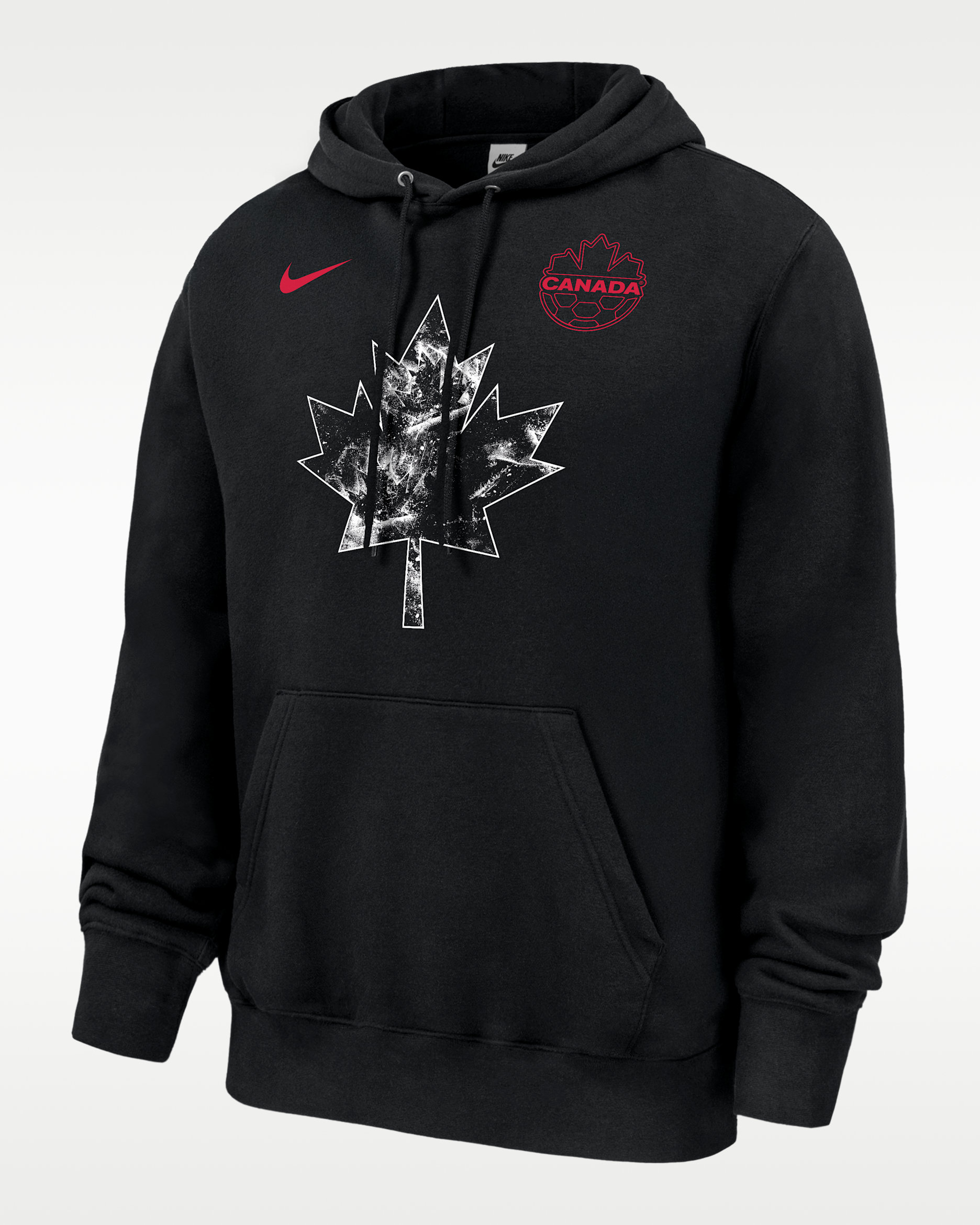 World Cup Canada Men's Nike Club Fleece Pullover Hoodie - Black