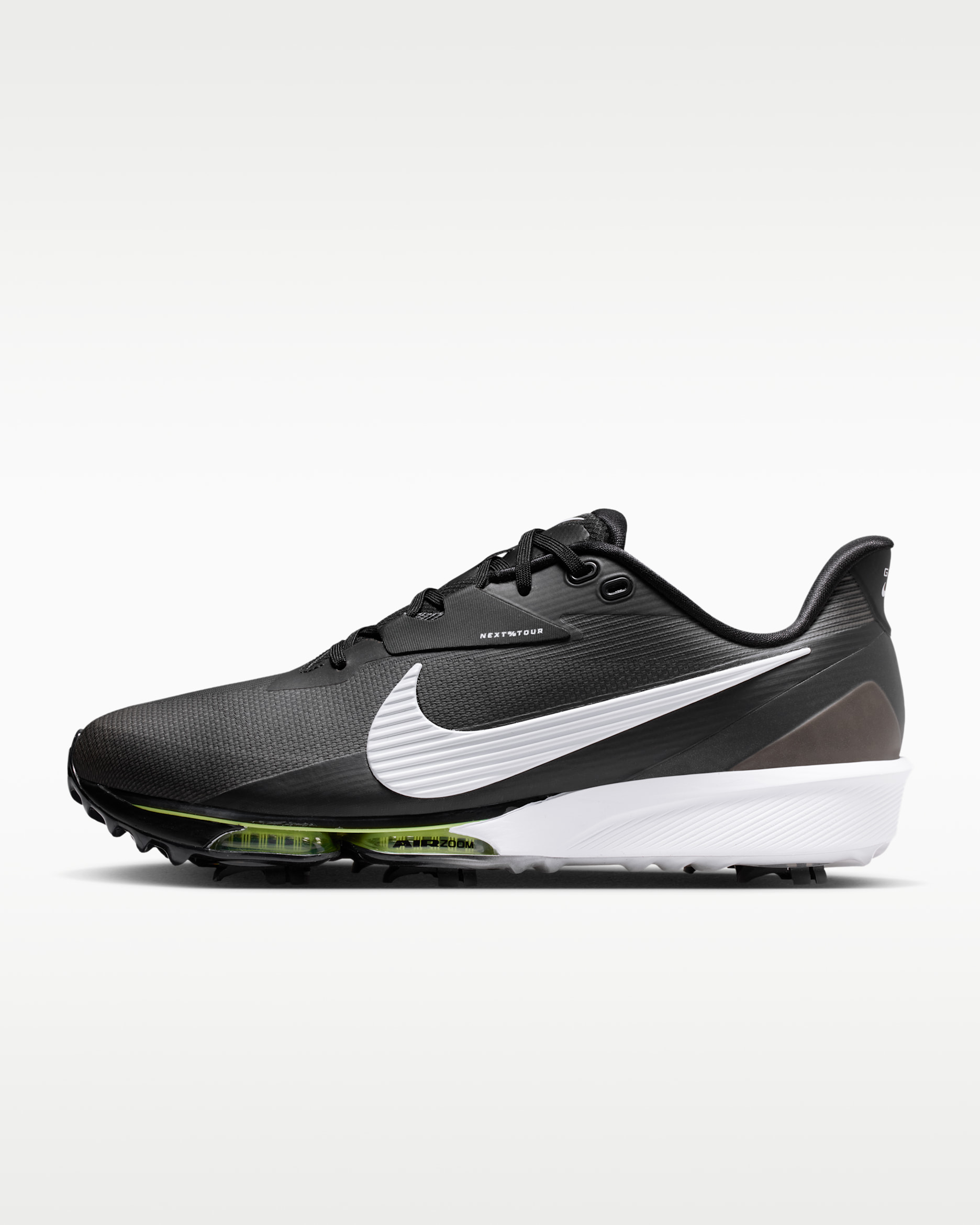 Nike NEXT% TOUR 3 Men's Golf Shoes - Black/Light Smoke Grey/White