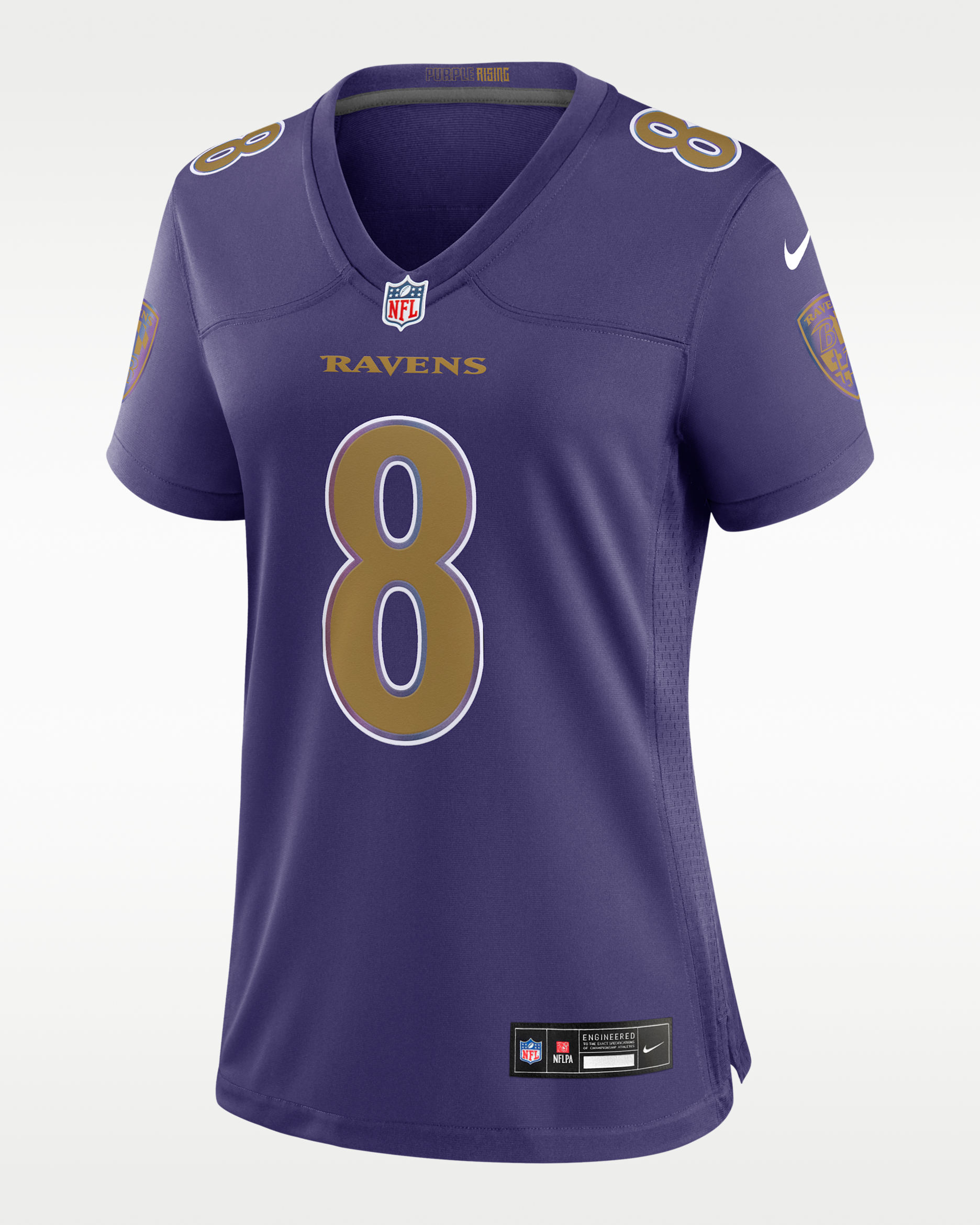 Lamar Jackson Baltimore Ravens Women's Nike NFL Game Jersey - Purple