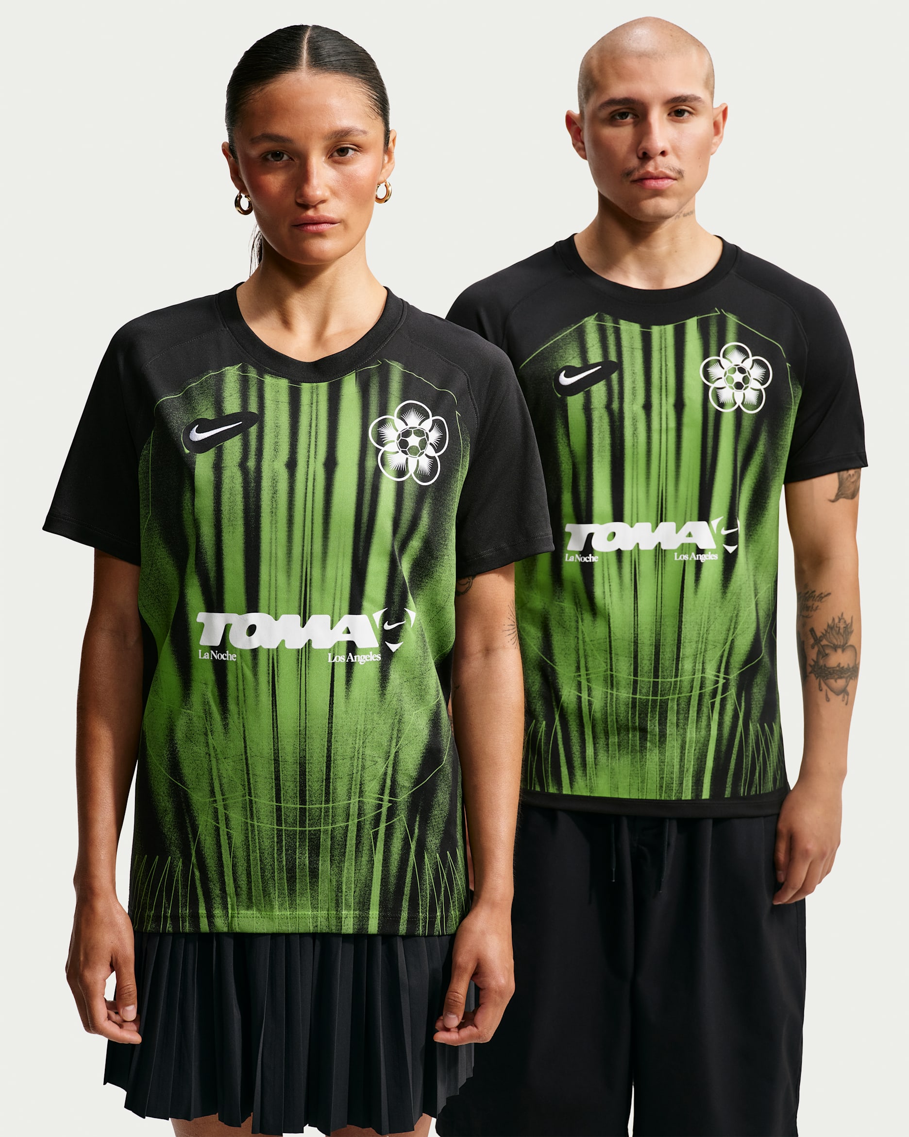 Jersey de futbol de manga corta Nike Dri-FIT TOMA x Compton Football Club - Negro