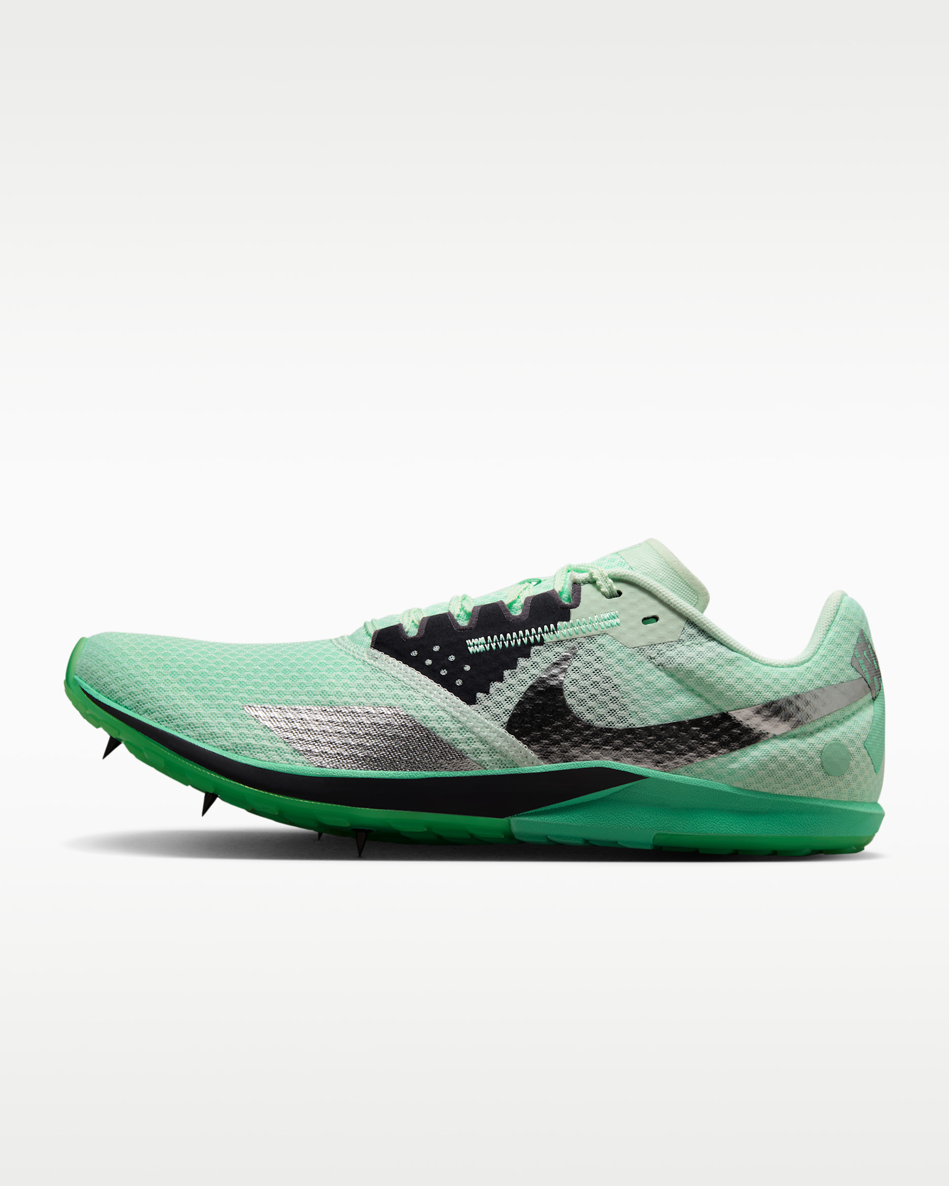 Nike Zoom Rival XC 6 Sabatilles amb claus de running de cros - Barely Green/Green Glow/Mint Foam/Platejat metal·litzat