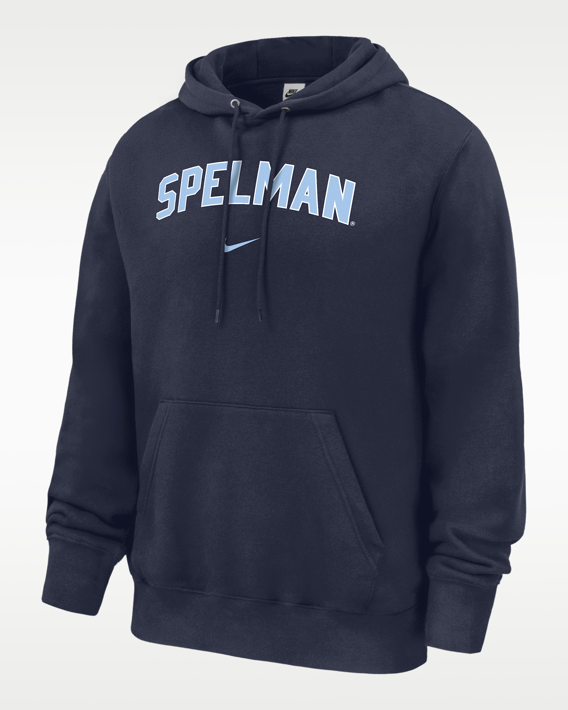 Sudadera con gorro sin cierre Club Fleece para hombre Nike College (Spelman College) - Azul marino universitario