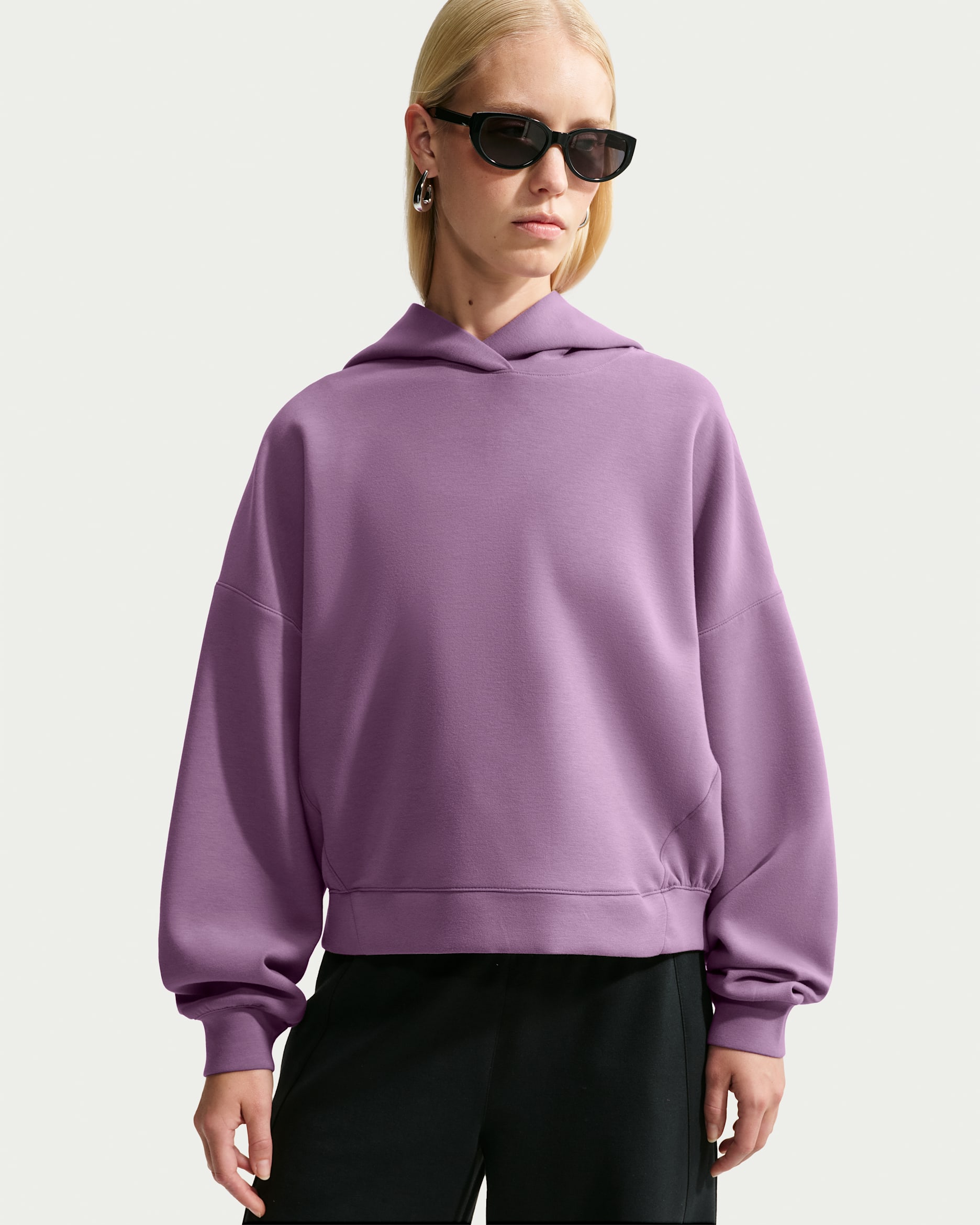 Nike 24.7 ImpossiblySoft Women's Pullover Hoodie - Violet Dust/Sail/Pro Purple